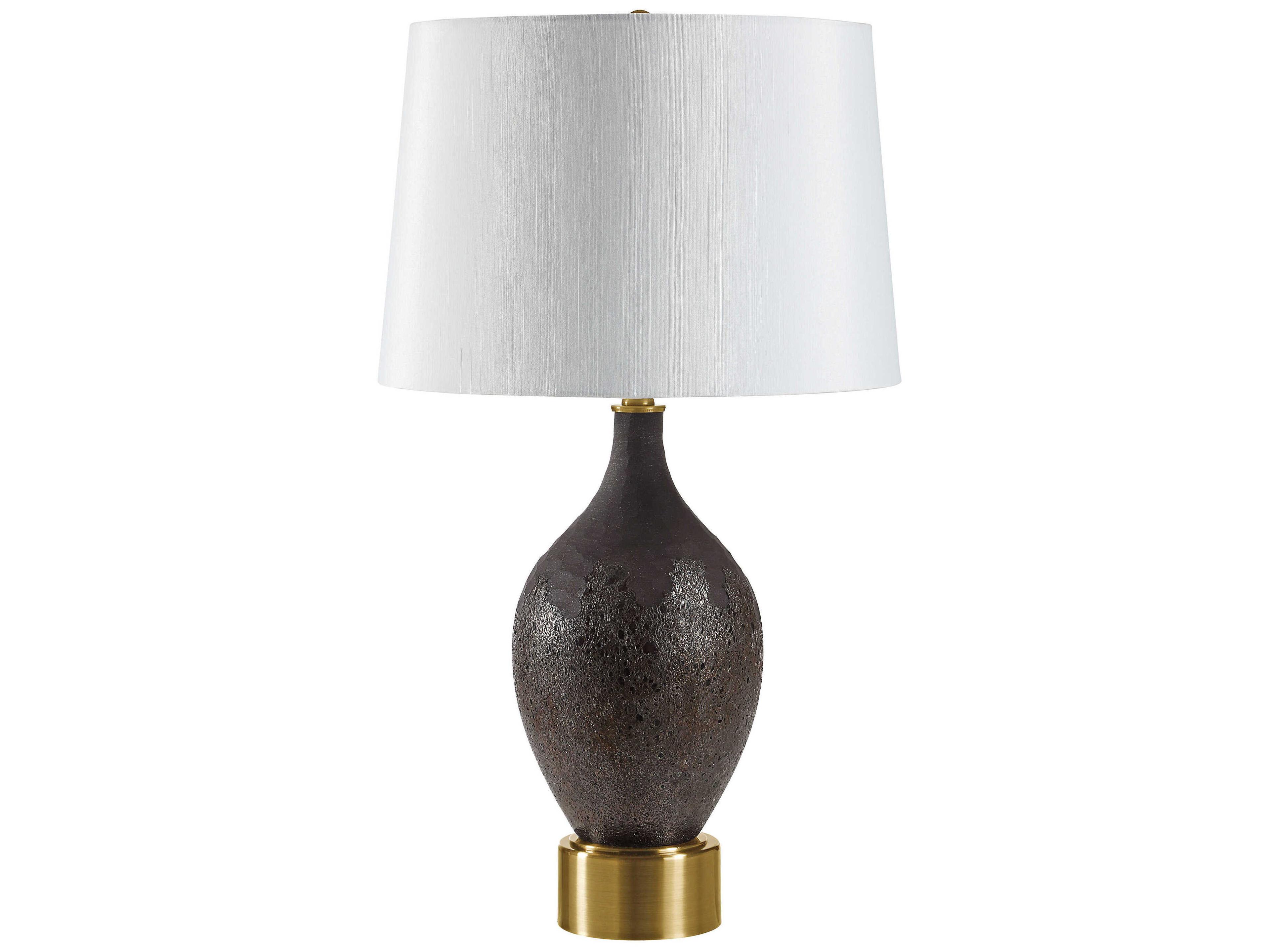 Renwil Weldon Brown Warm Brass Buffet Lamp