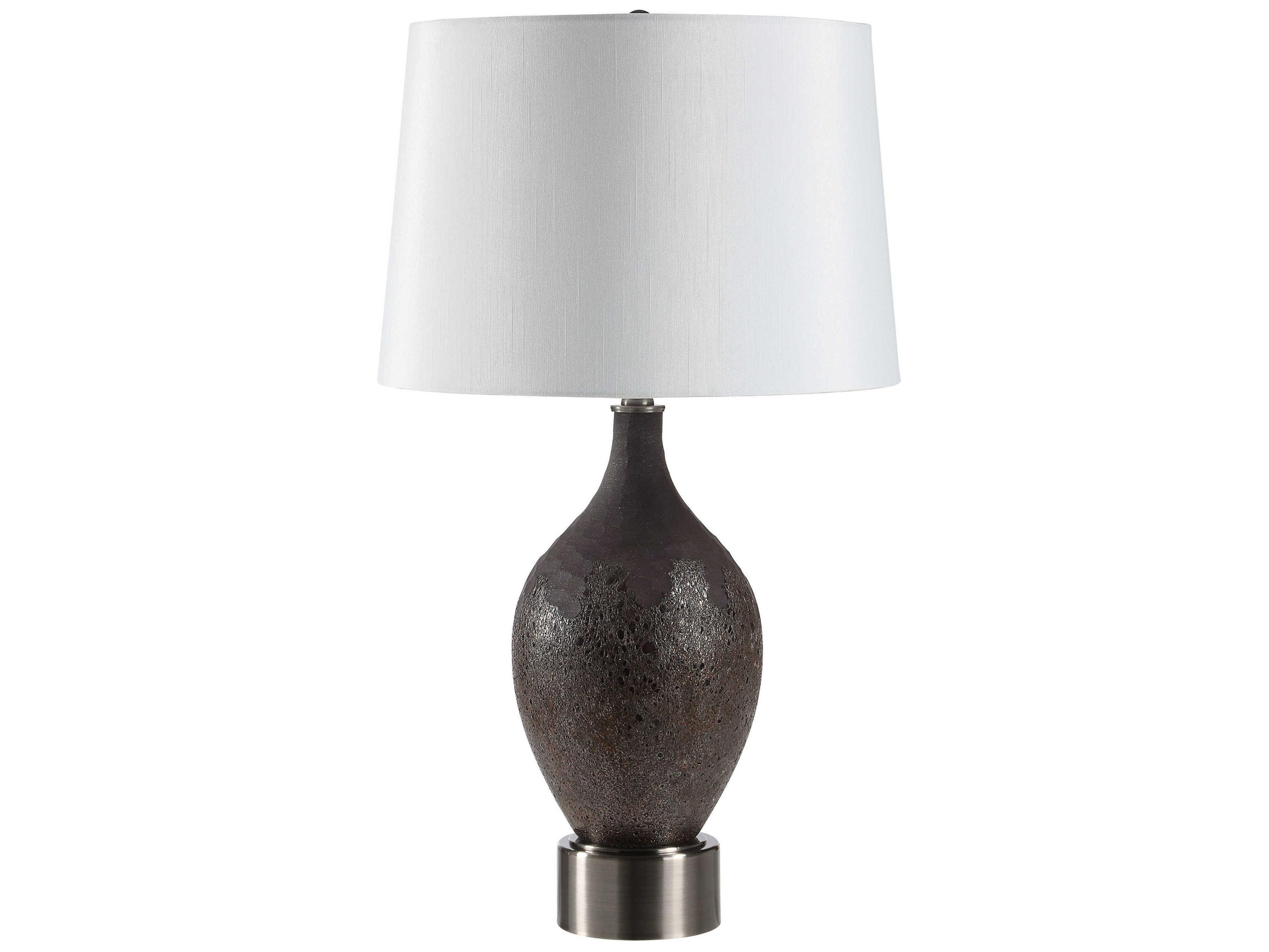 Renwil Napora Brown Pewter Buffet Lamp