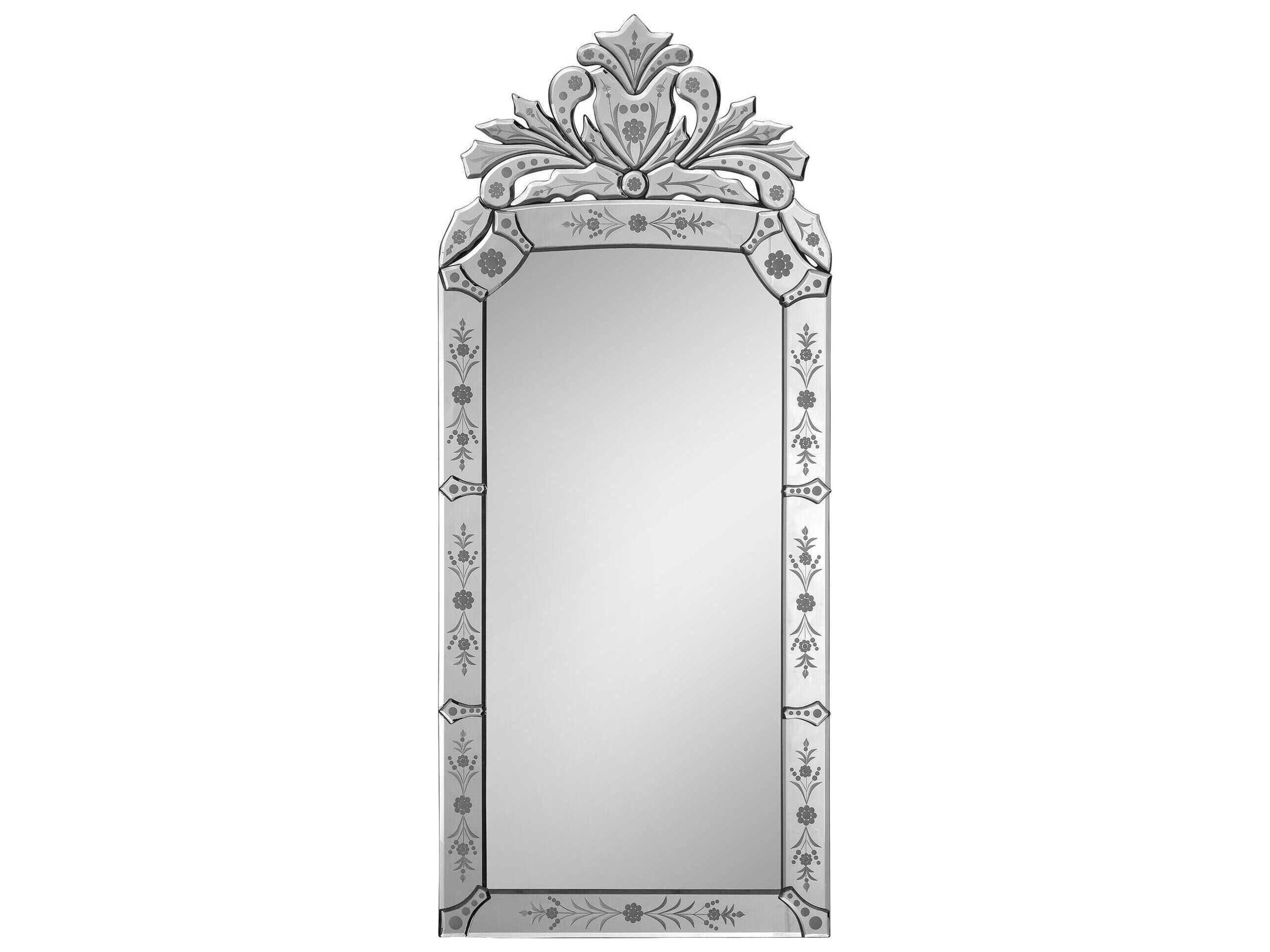 Renwil Venetian Etched Rectangular Wall Mirror