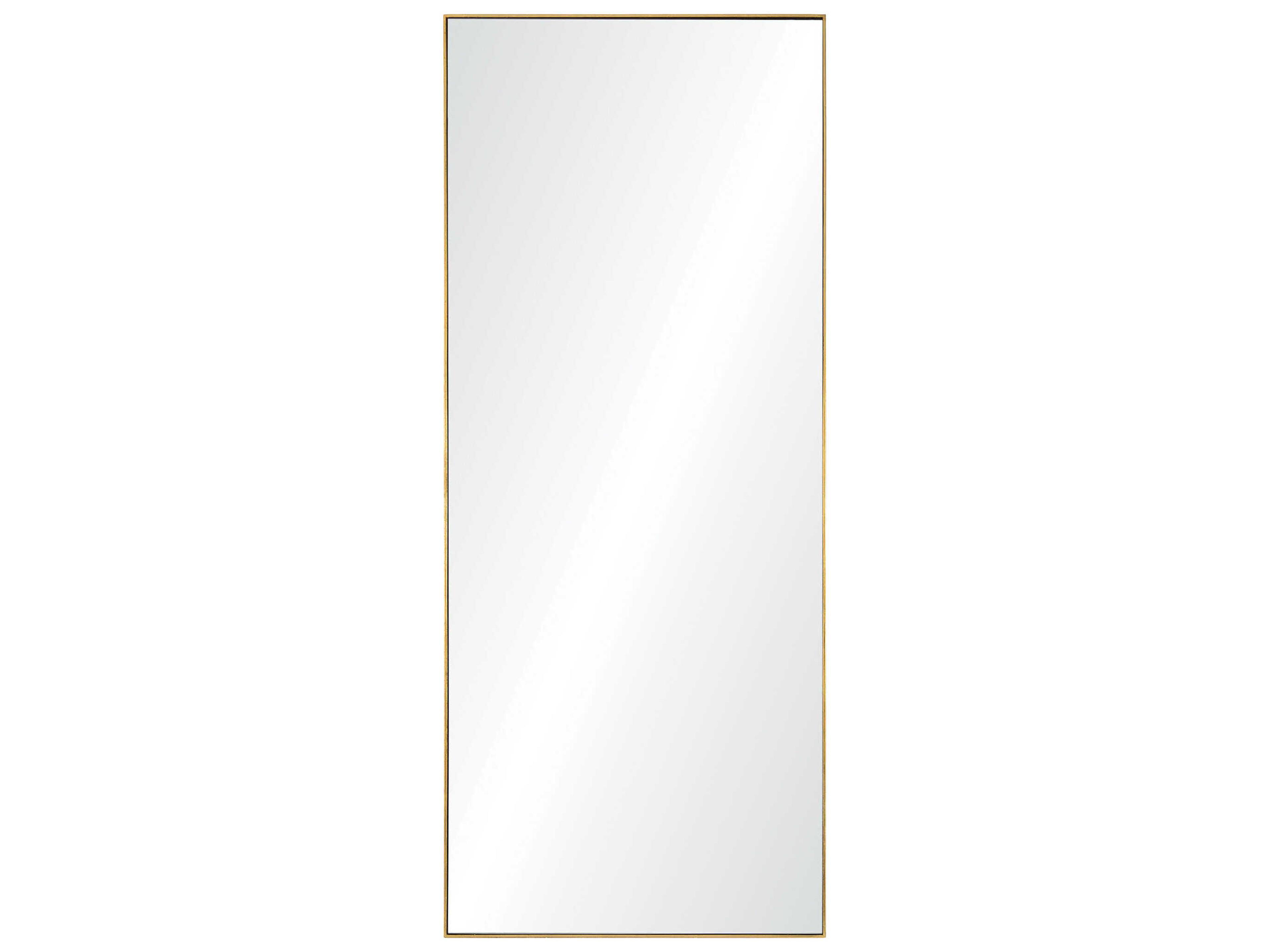 Renwil Crosland Gold Leaf Rectangular Floor Mirror