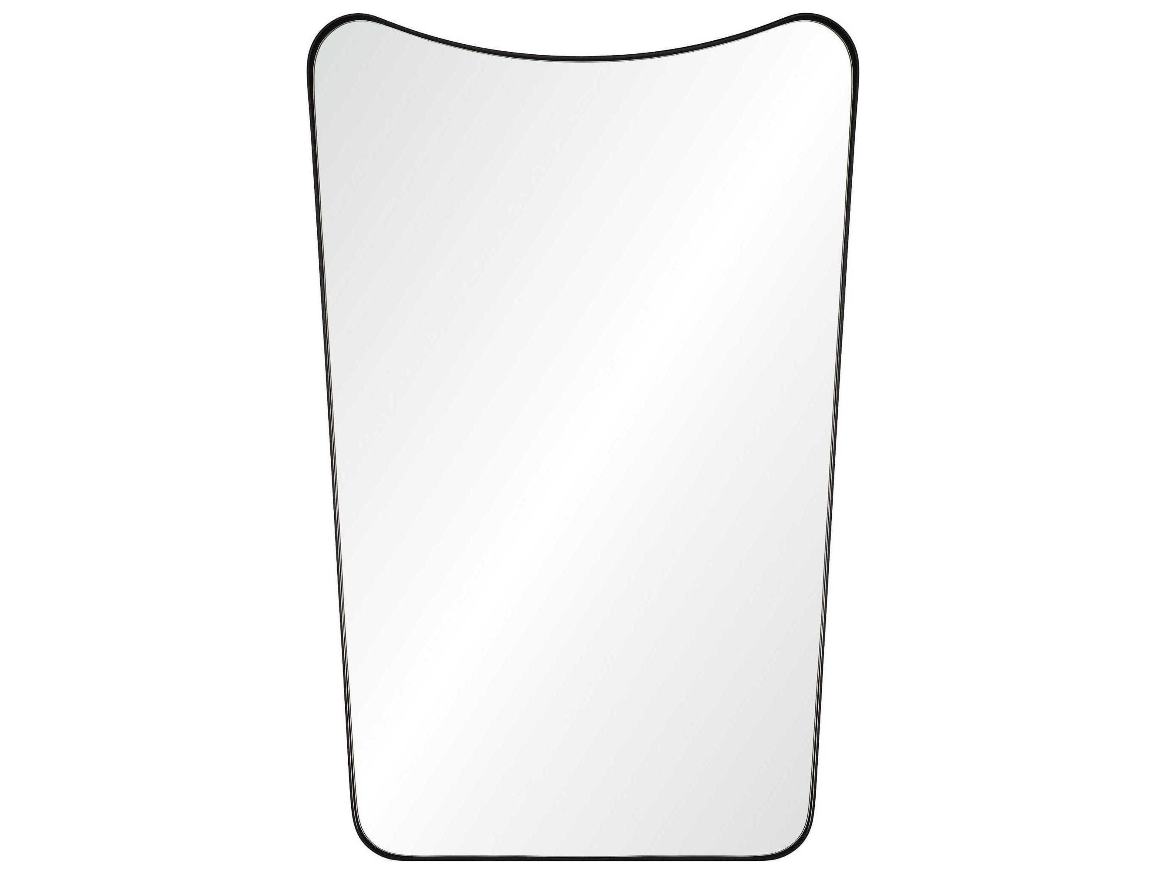 Renwil Nashua Matte Black Wall Mirror