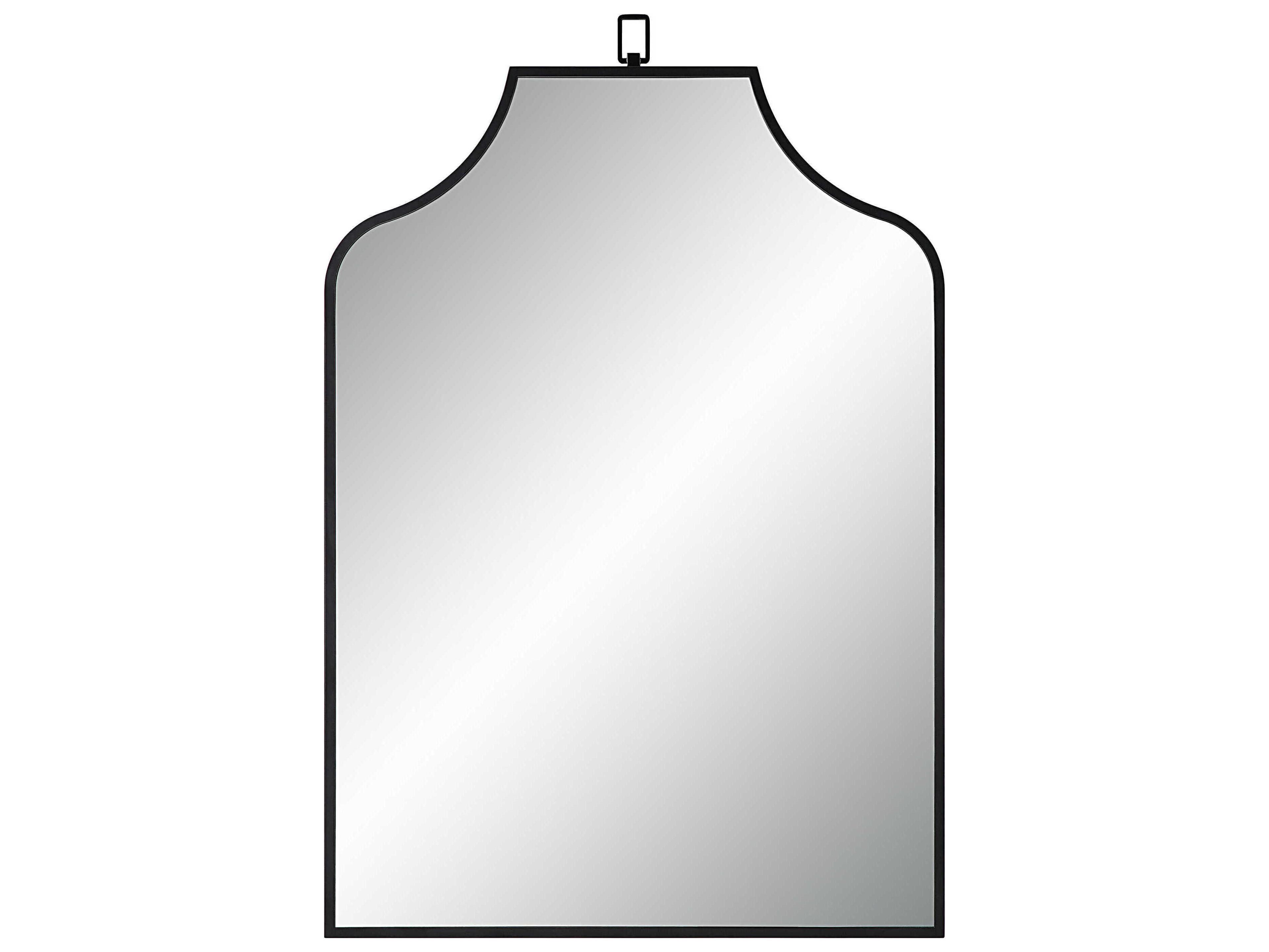 Renwil Breda Matte Black Wall Mirror