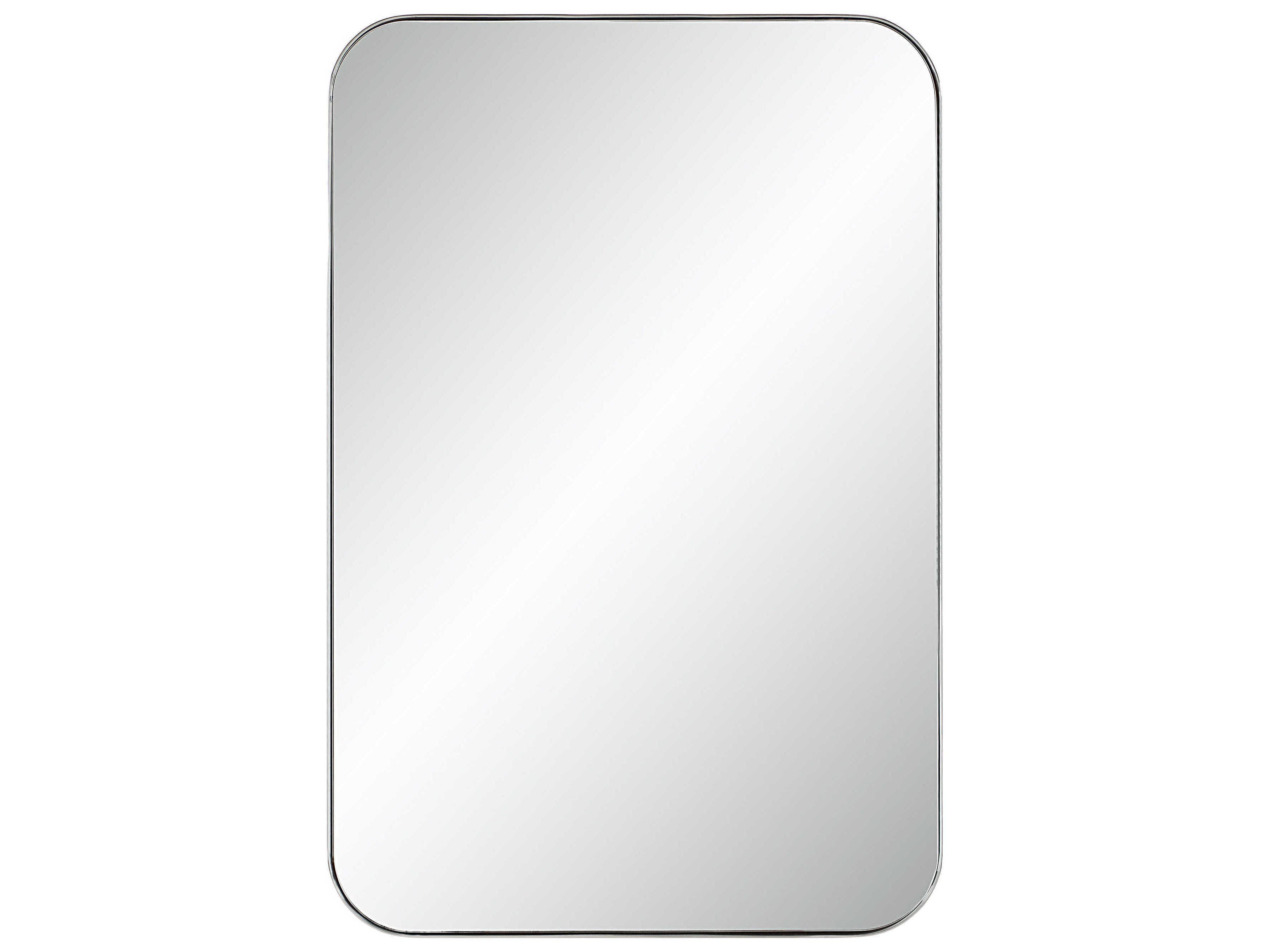 Renwil Louvas Nickel Rectangular Wall Mirror