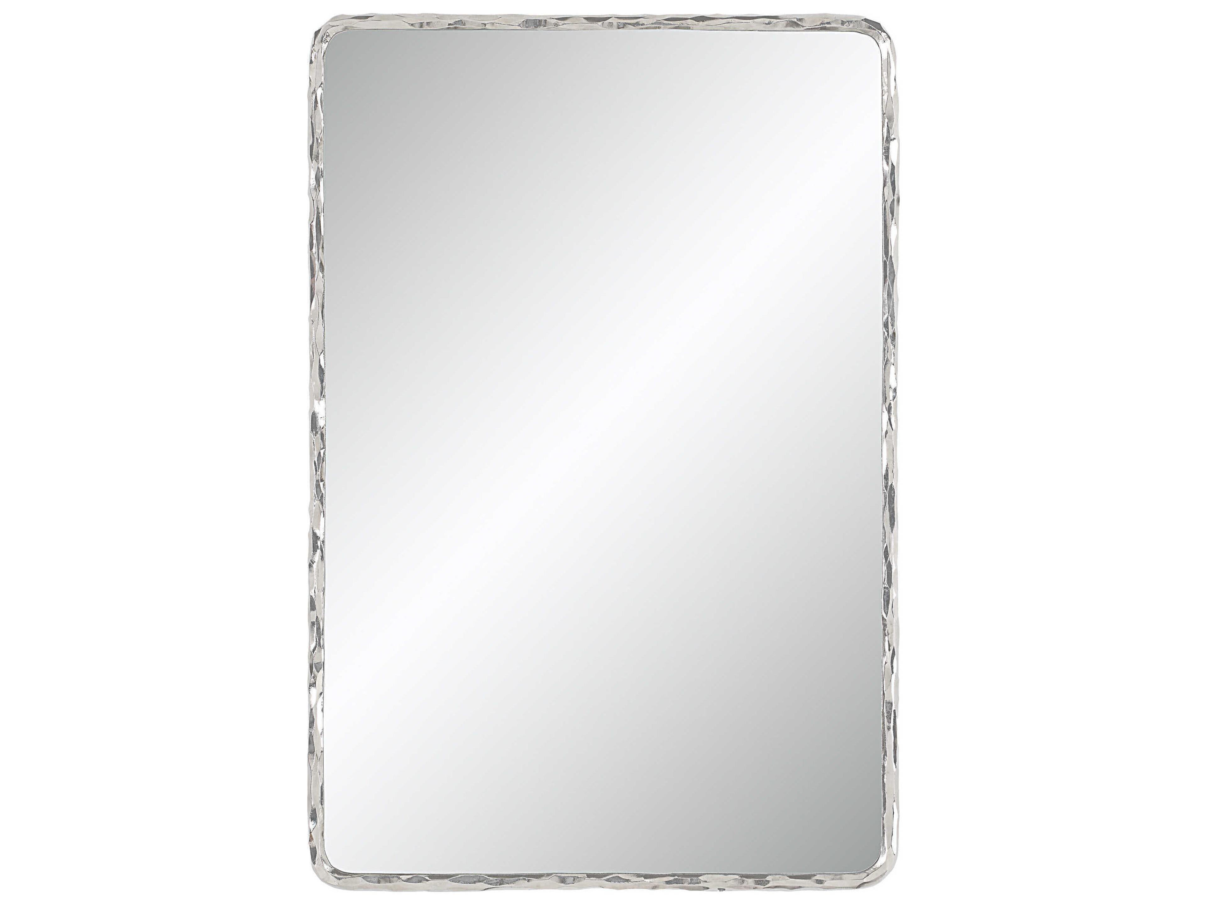 Renwil Pollonia Polished Nickel Rectangular Wall Mirror
