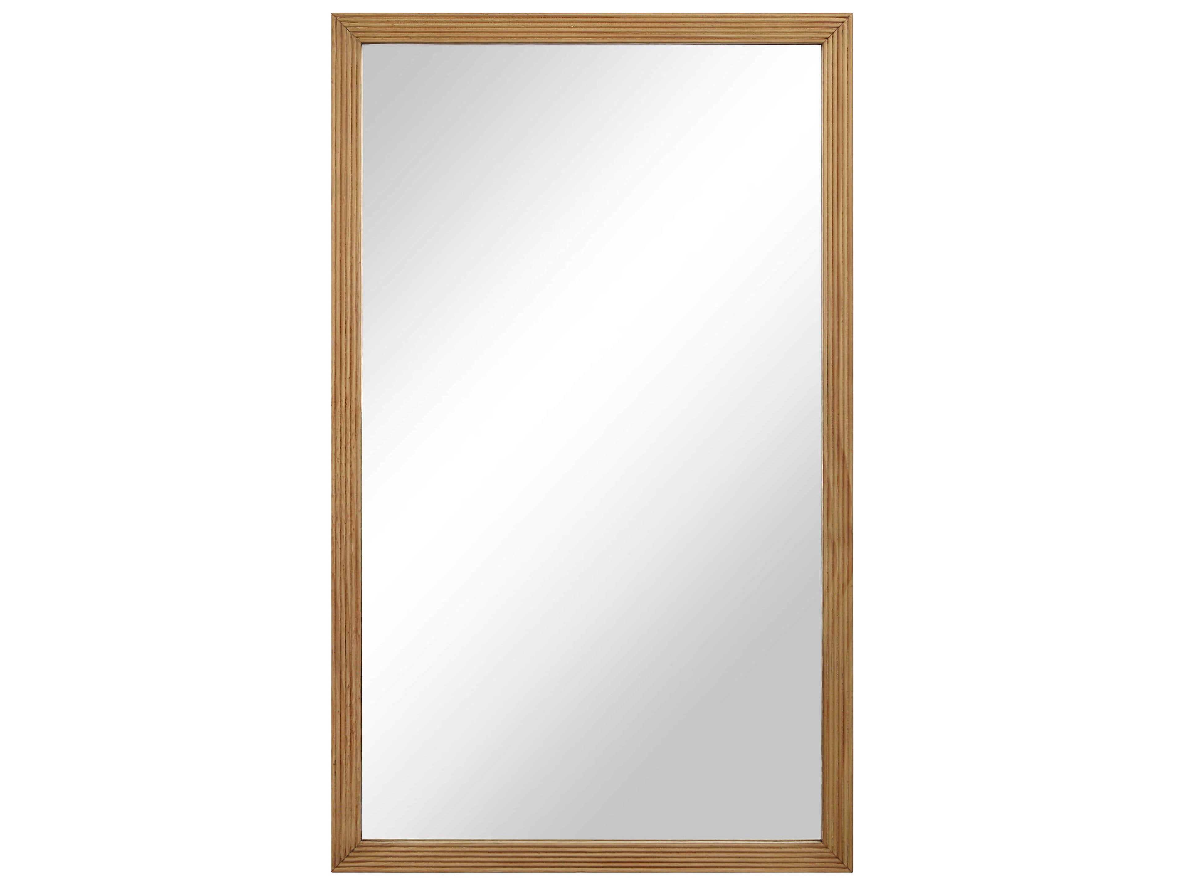 Renwil Salia Natural Rectangular Wall Mirror