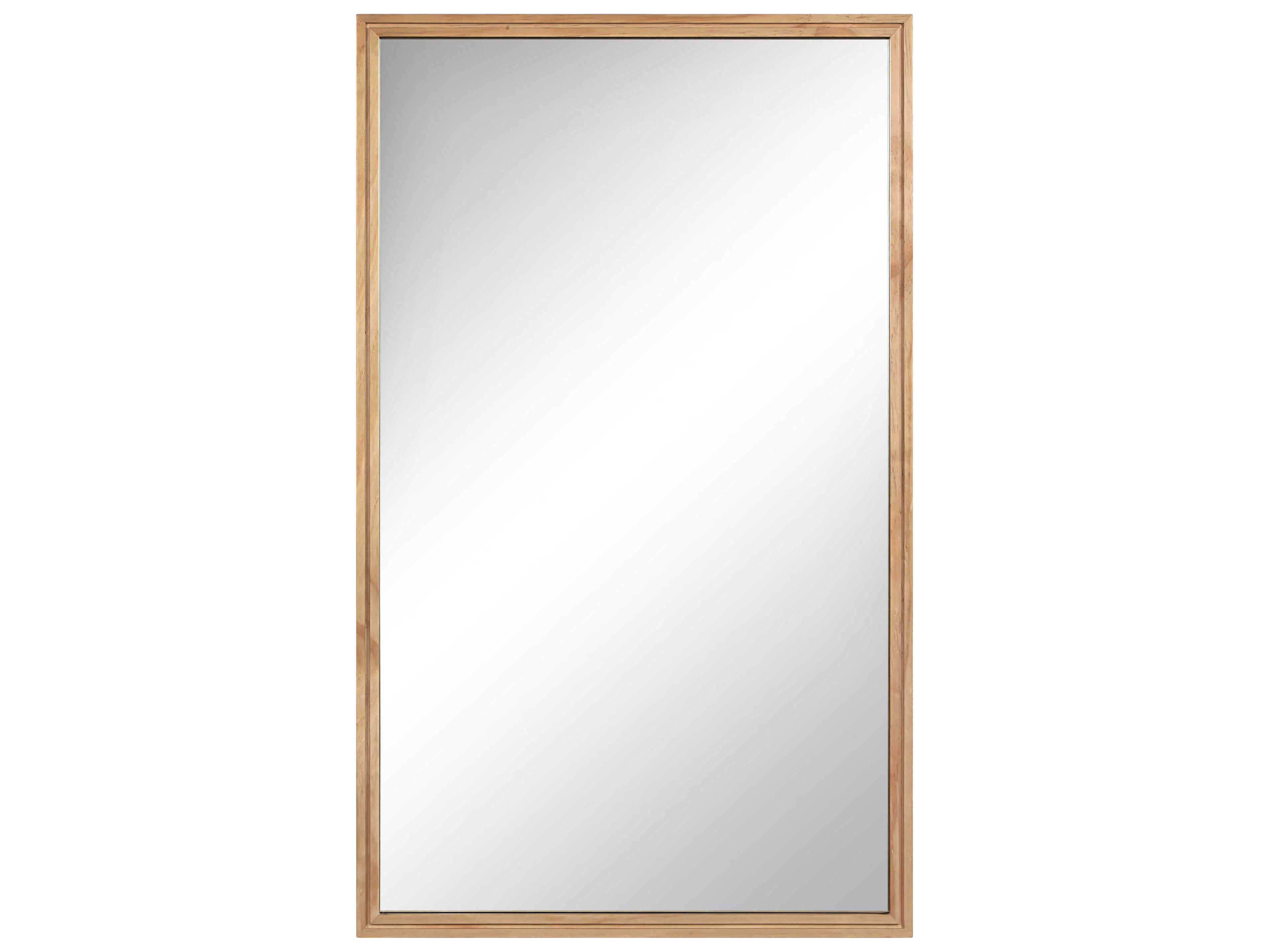 Renwil Canas Natural Rectangular Wall Mirror