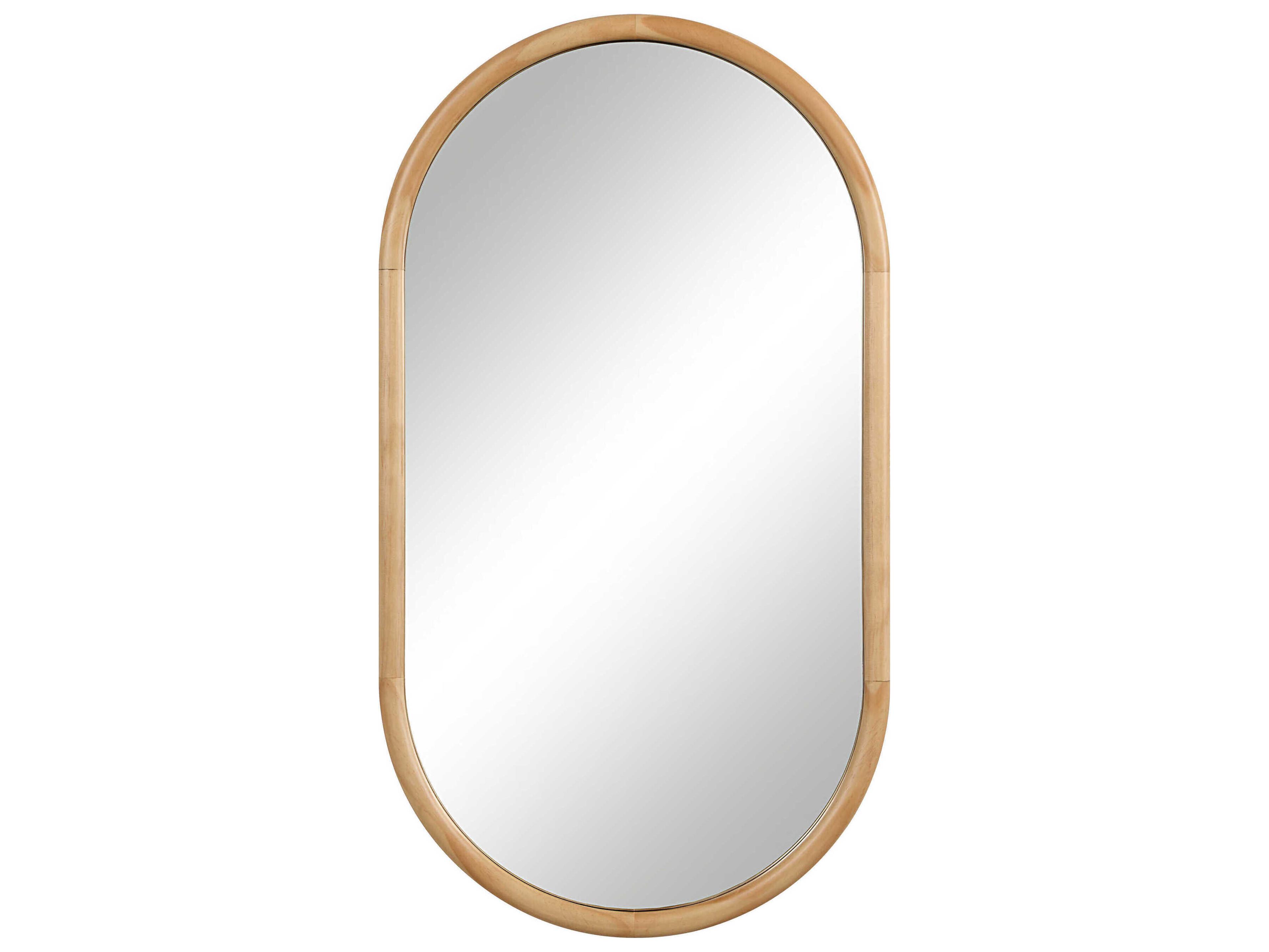 Renwil Puno Natural Oval Wall Mirror