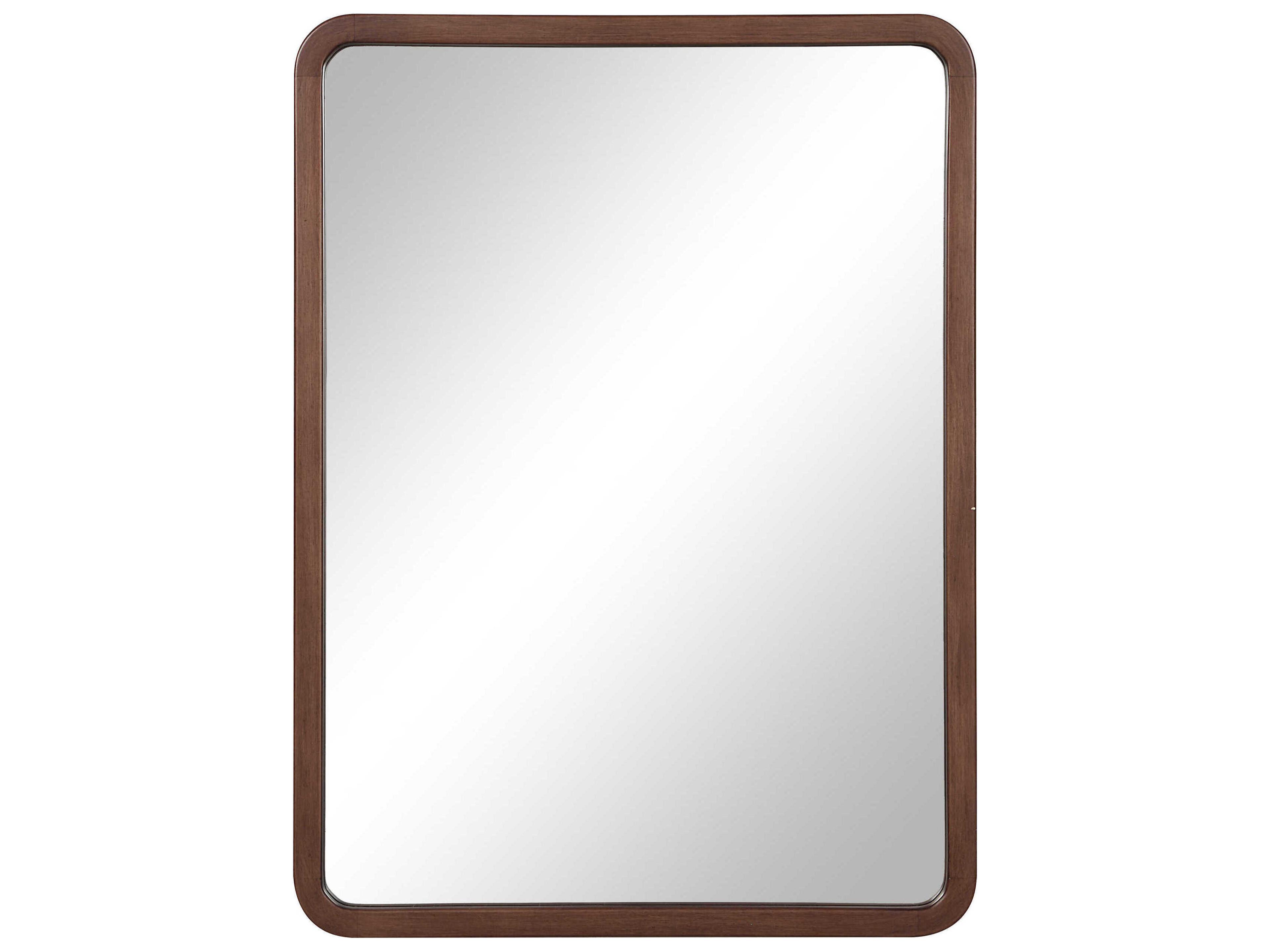 Renwil Tacna Walnut Rectangular Wall Mirror