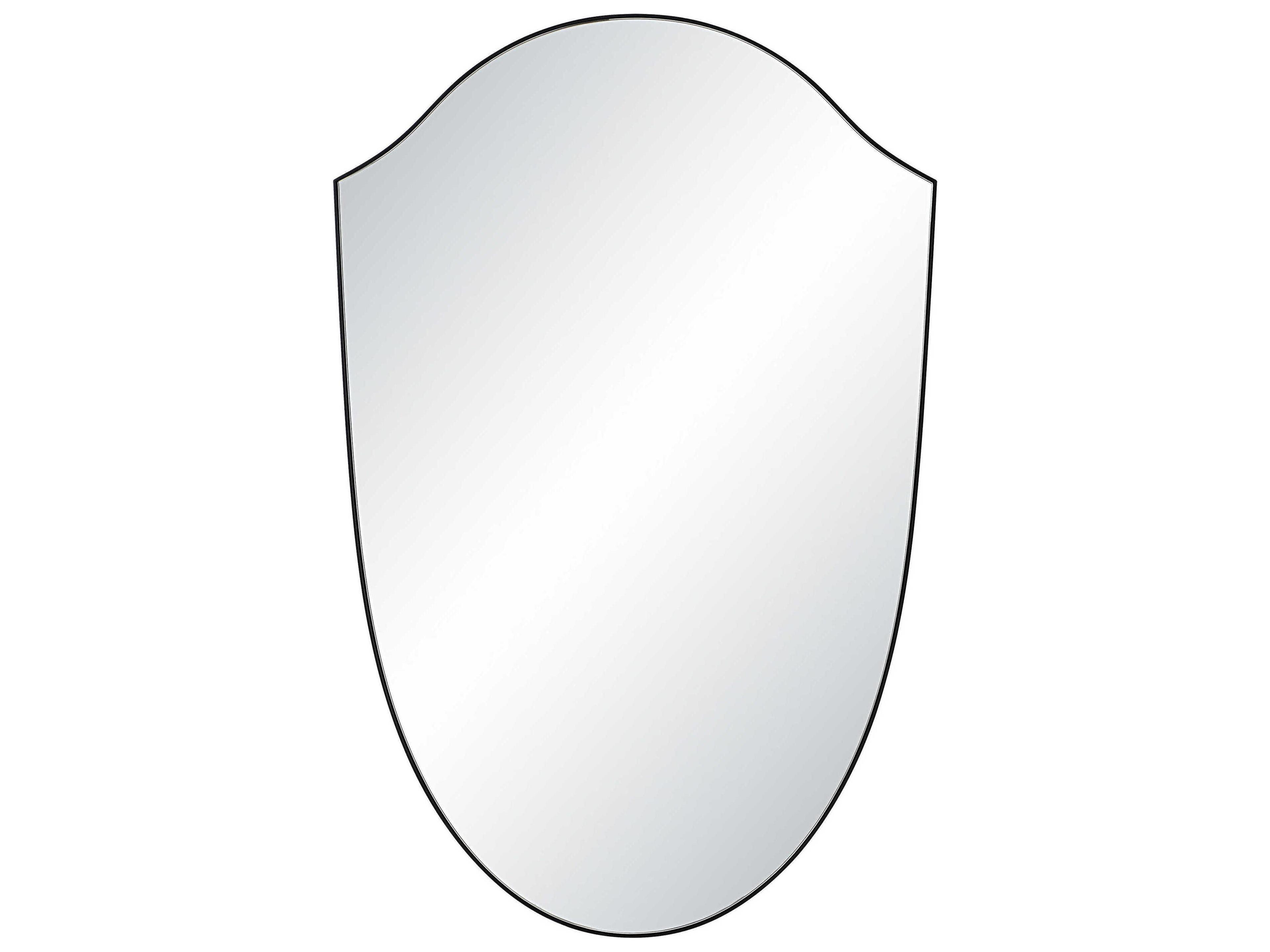 Renwil Ryker Matte Black Wall Mirror