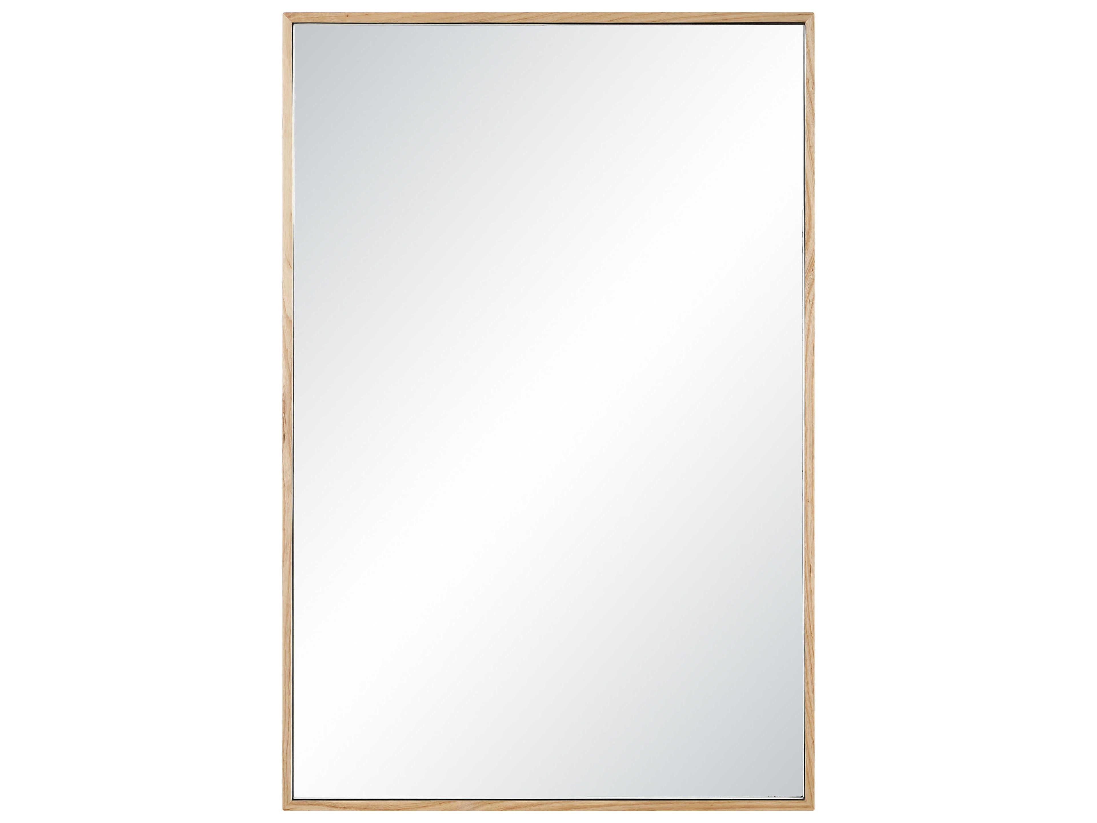 Renwil Greyson Natural Rectangular Wall Mirror