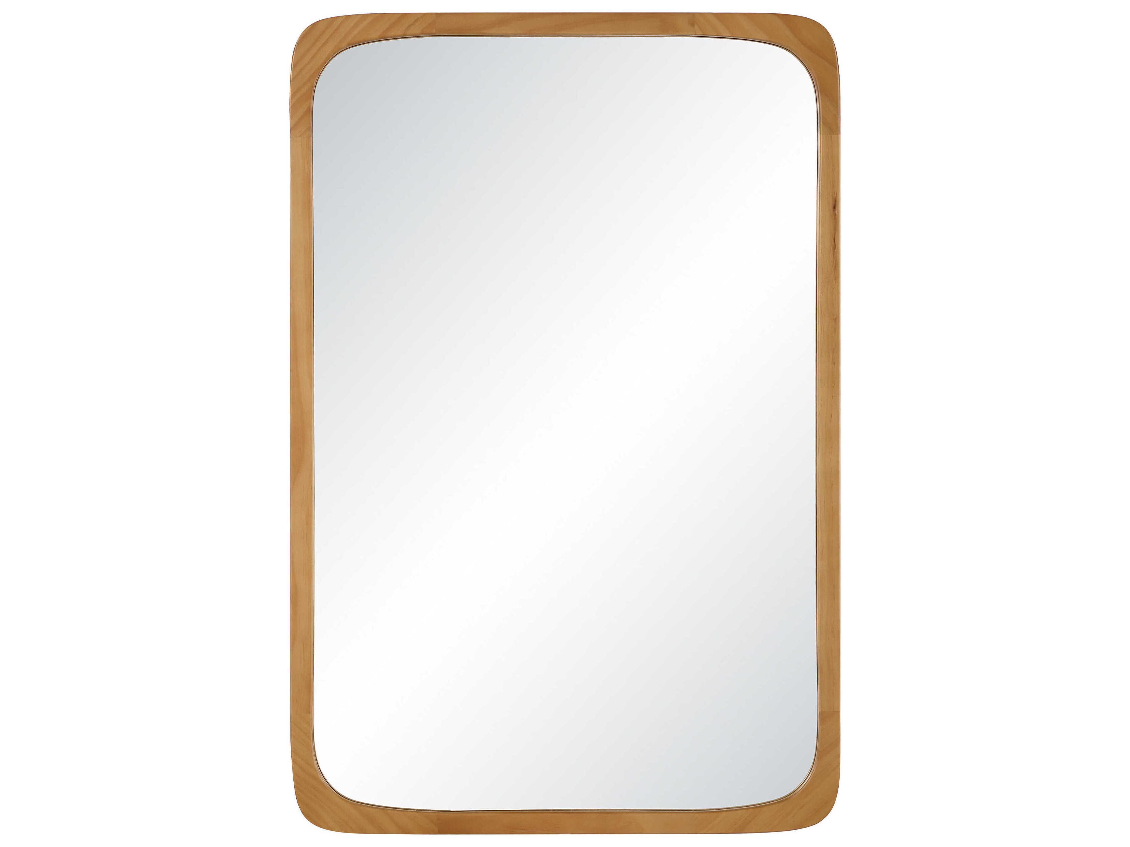 Renwil Scisto Natural Rectangular Wall Mirror