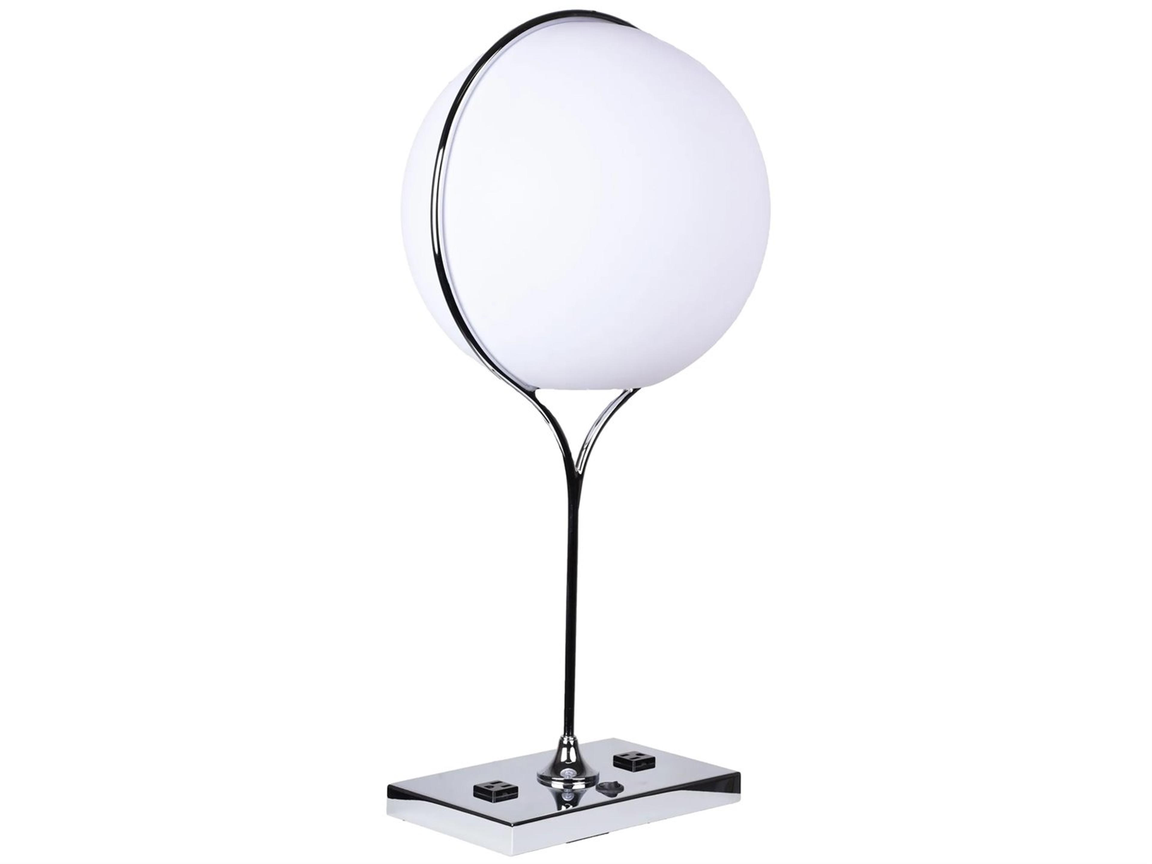 Renwil Globo Plated Polished Chrome Buffet Lamp