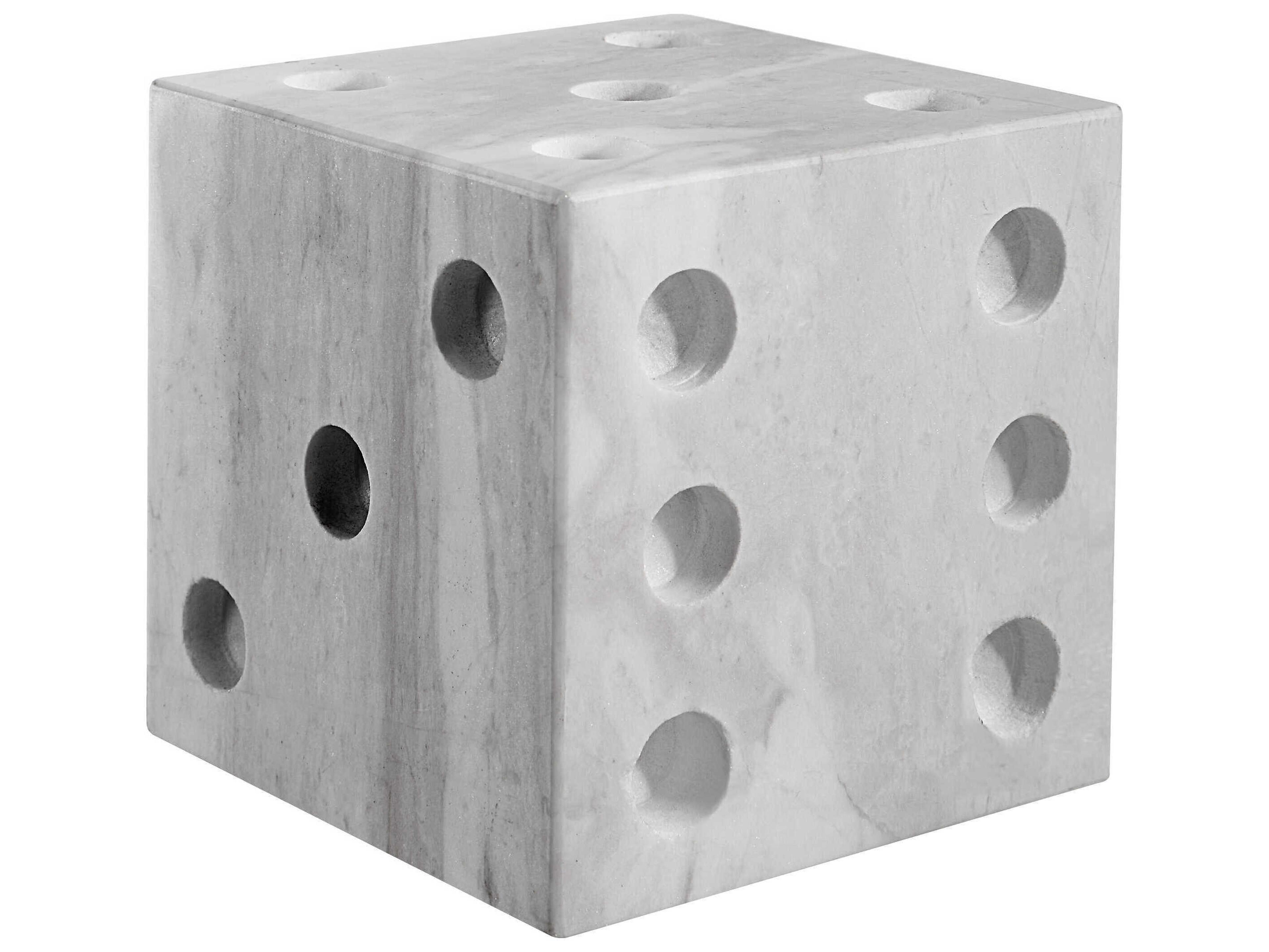 Renwil Dylon Honed White Decorative Accent