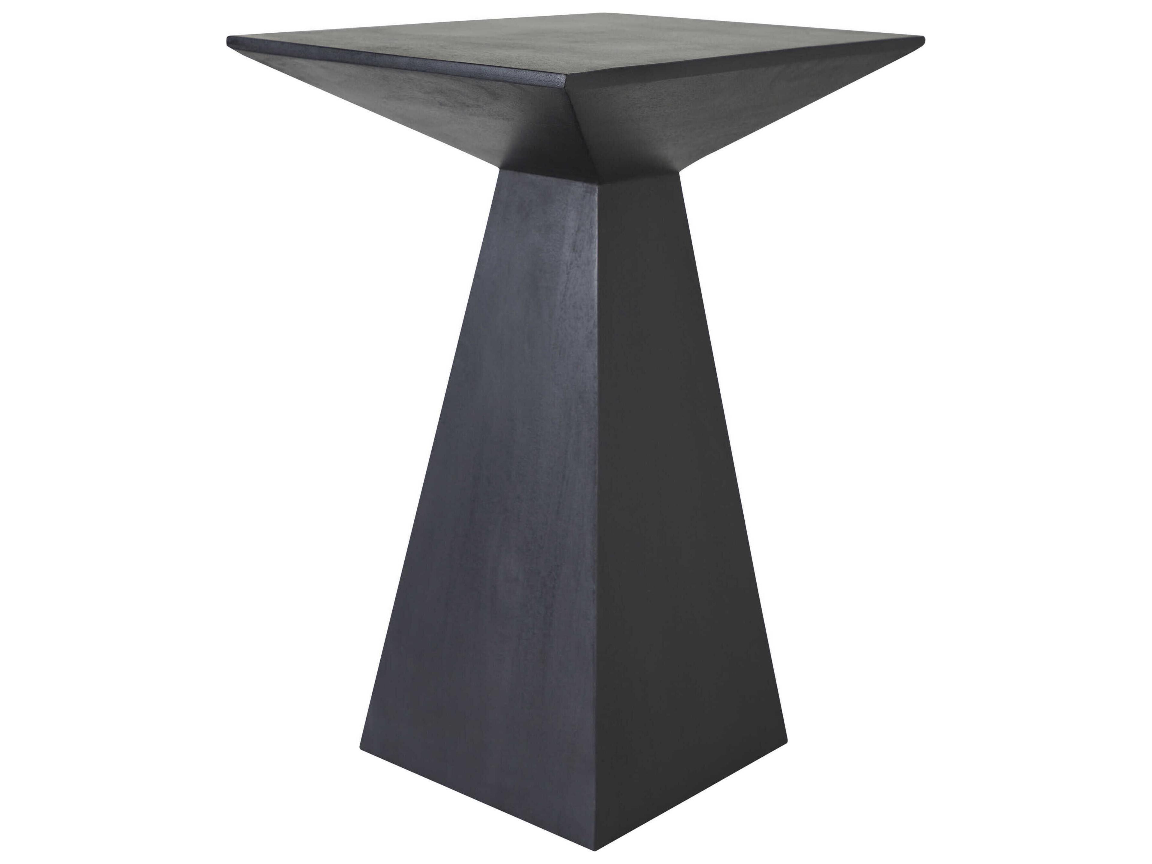 Renwil Moulin Rectangular Wood Black End Table