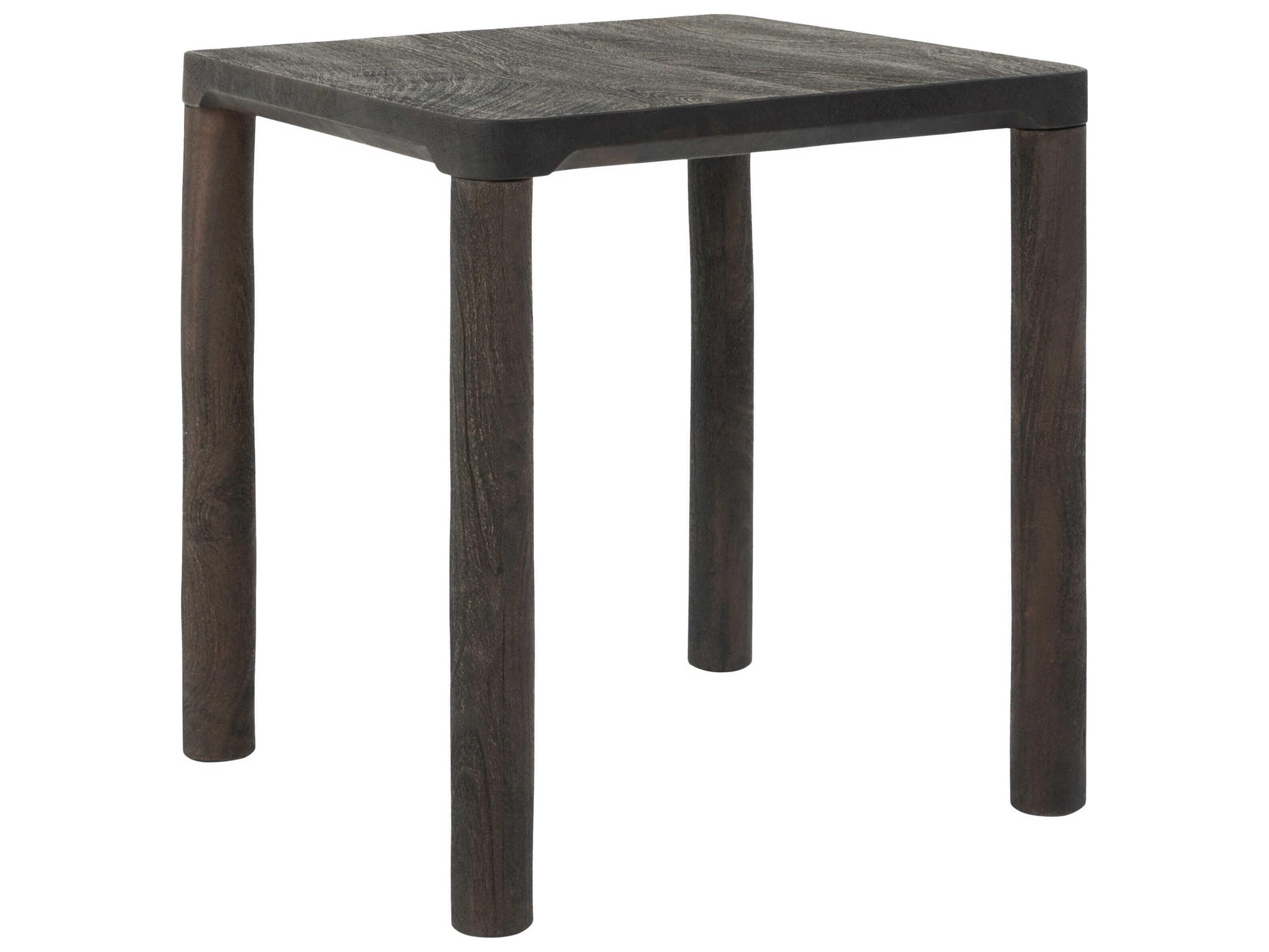 Renwil Clusia Square Wood Walnut End Table
