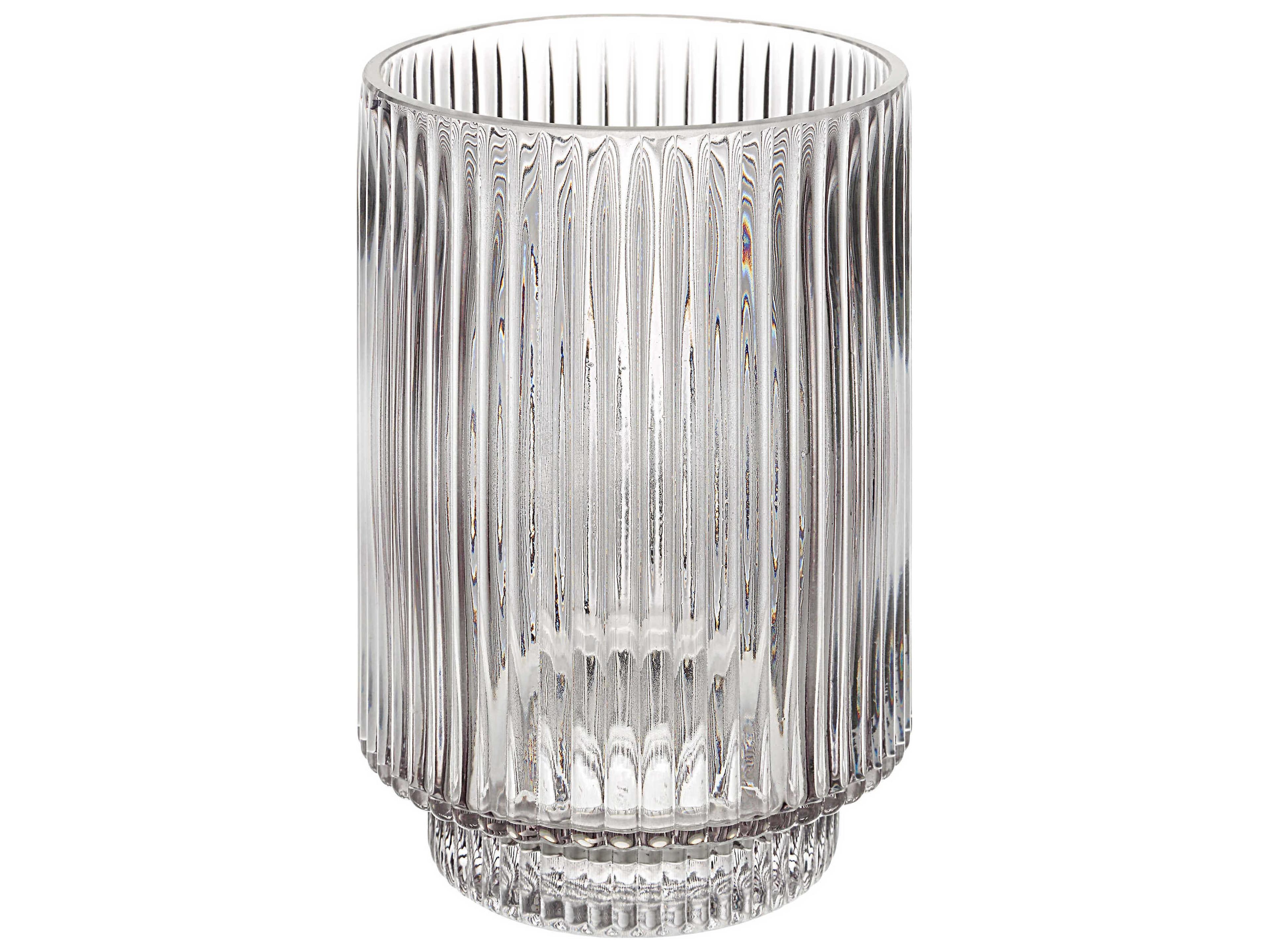 Renwil Amiens Grey Fluted Vase