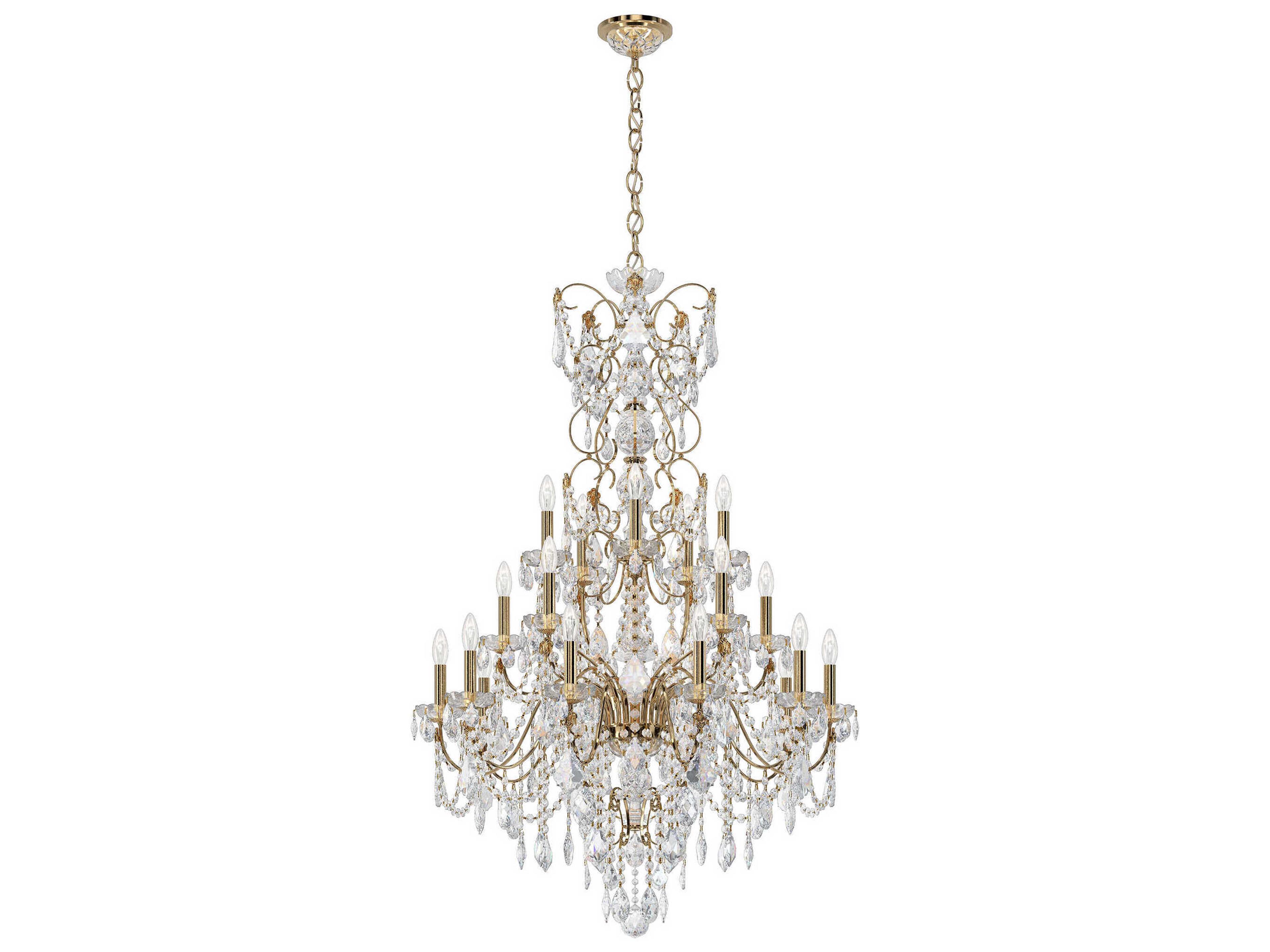 Schonbek Century 20-Light Candelabra Chandelier