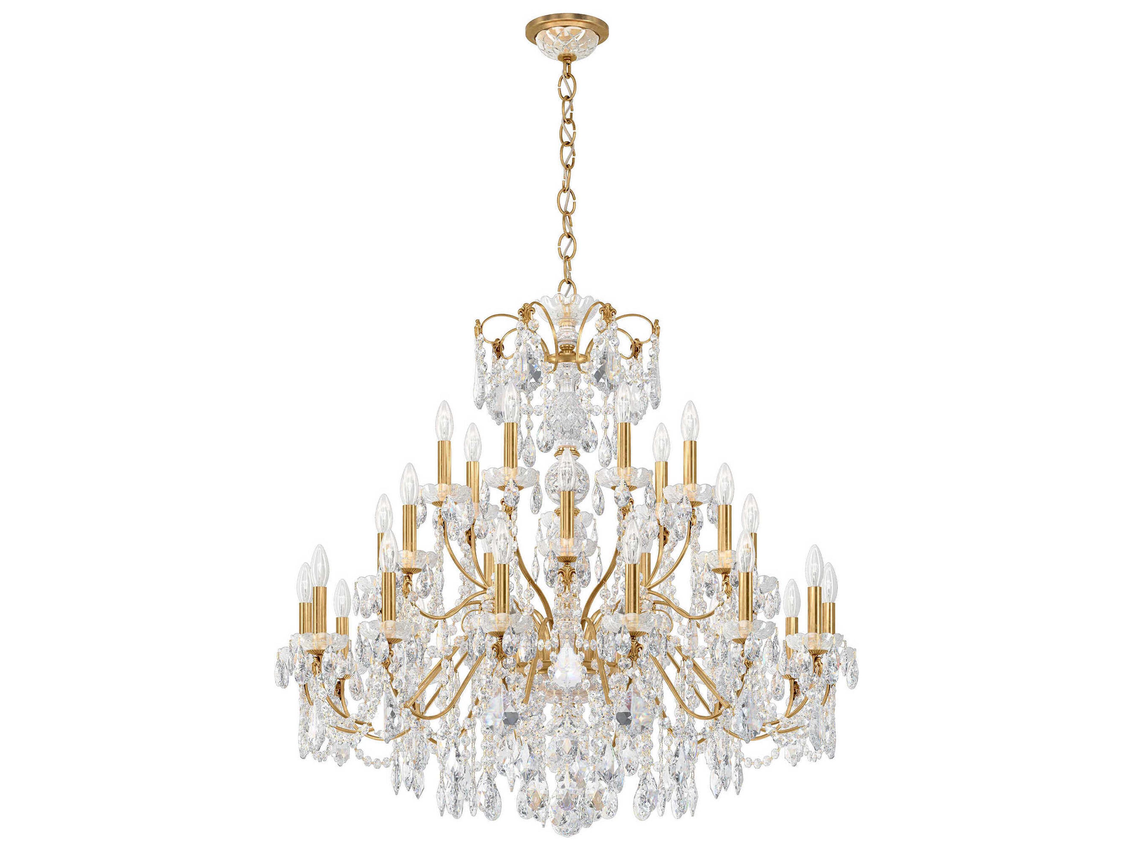 Schonbek Century 28-Light Candelabra Chandelier