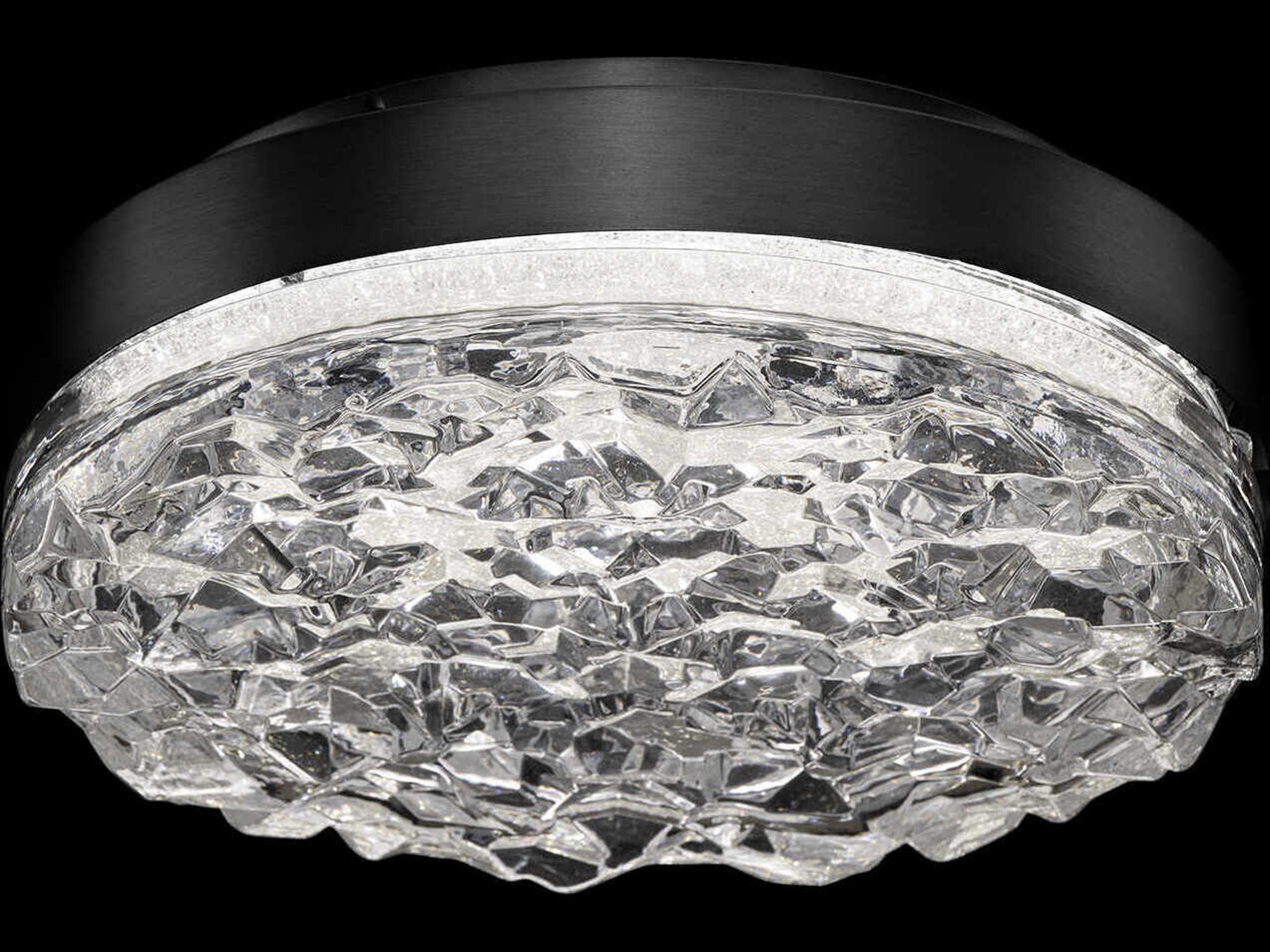 Schonbek Bramble 1-Light Black Round Flush Mount