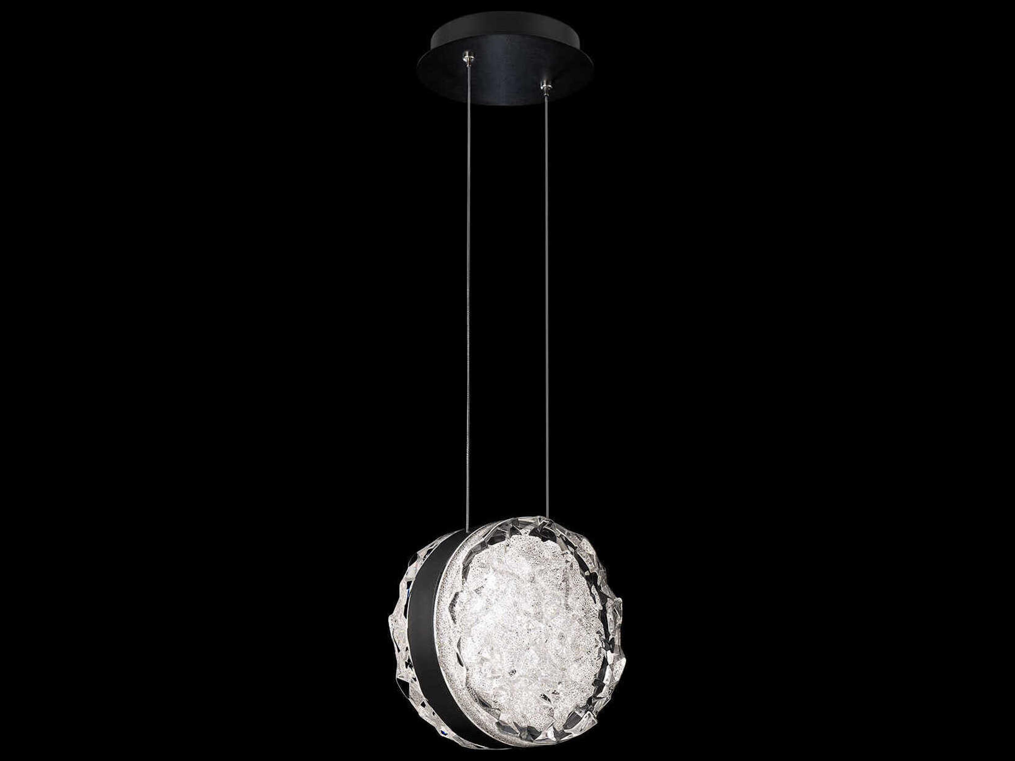 Schonbek Bramble Black Round Mini Pendant