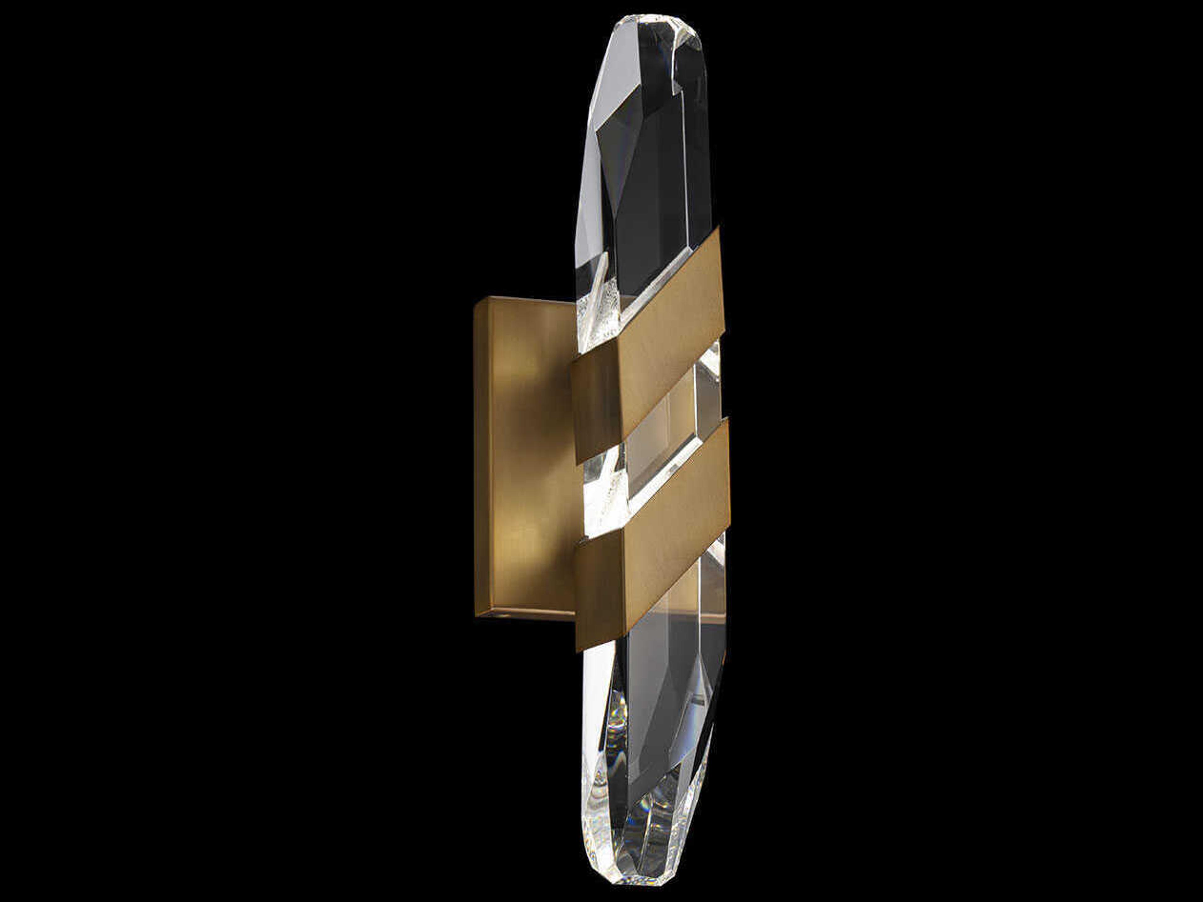 Schonbek Traverse Aged Brass Vanity Light