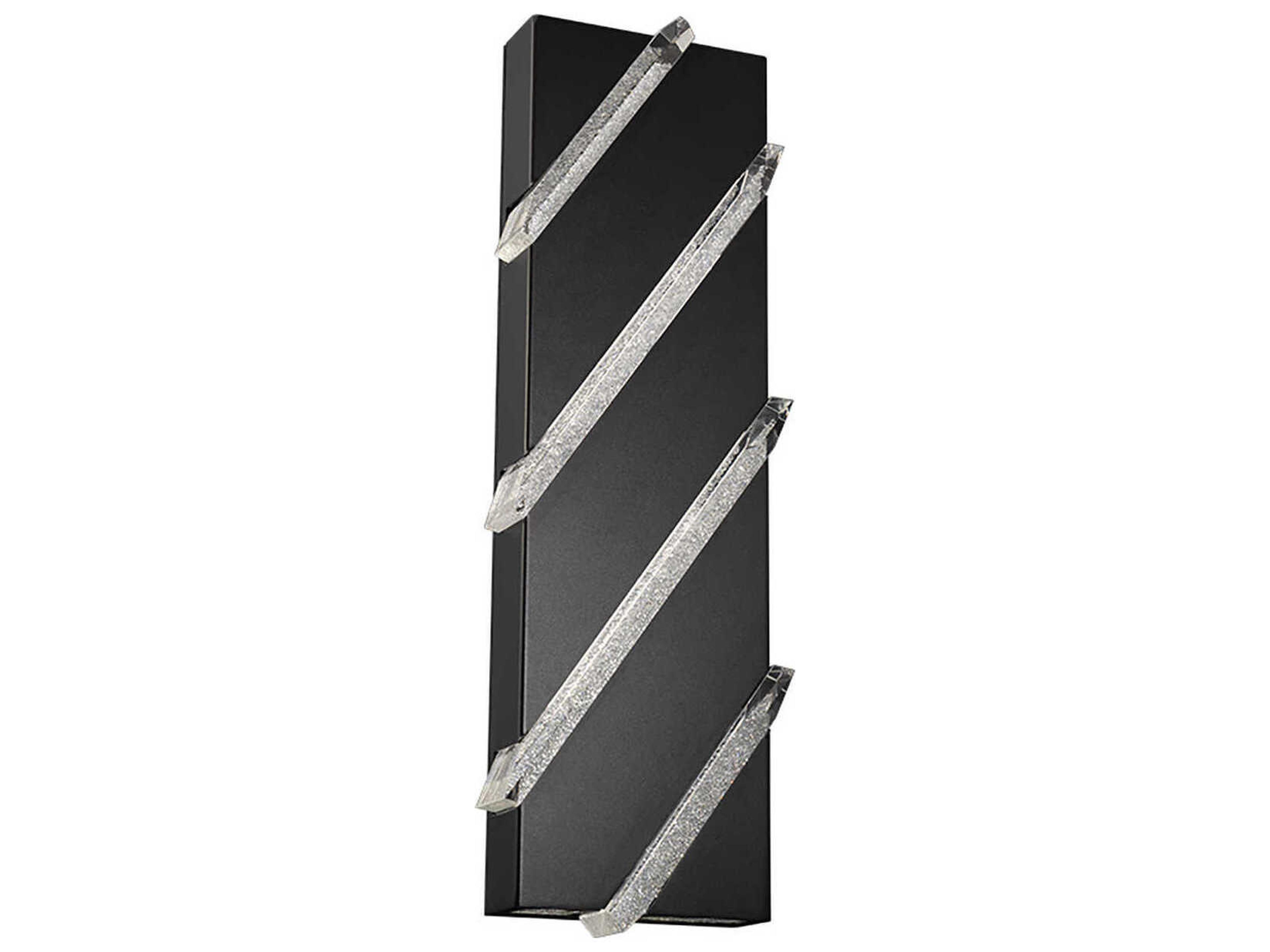 Schonbek Barra 4-Light Black Wall Sconce