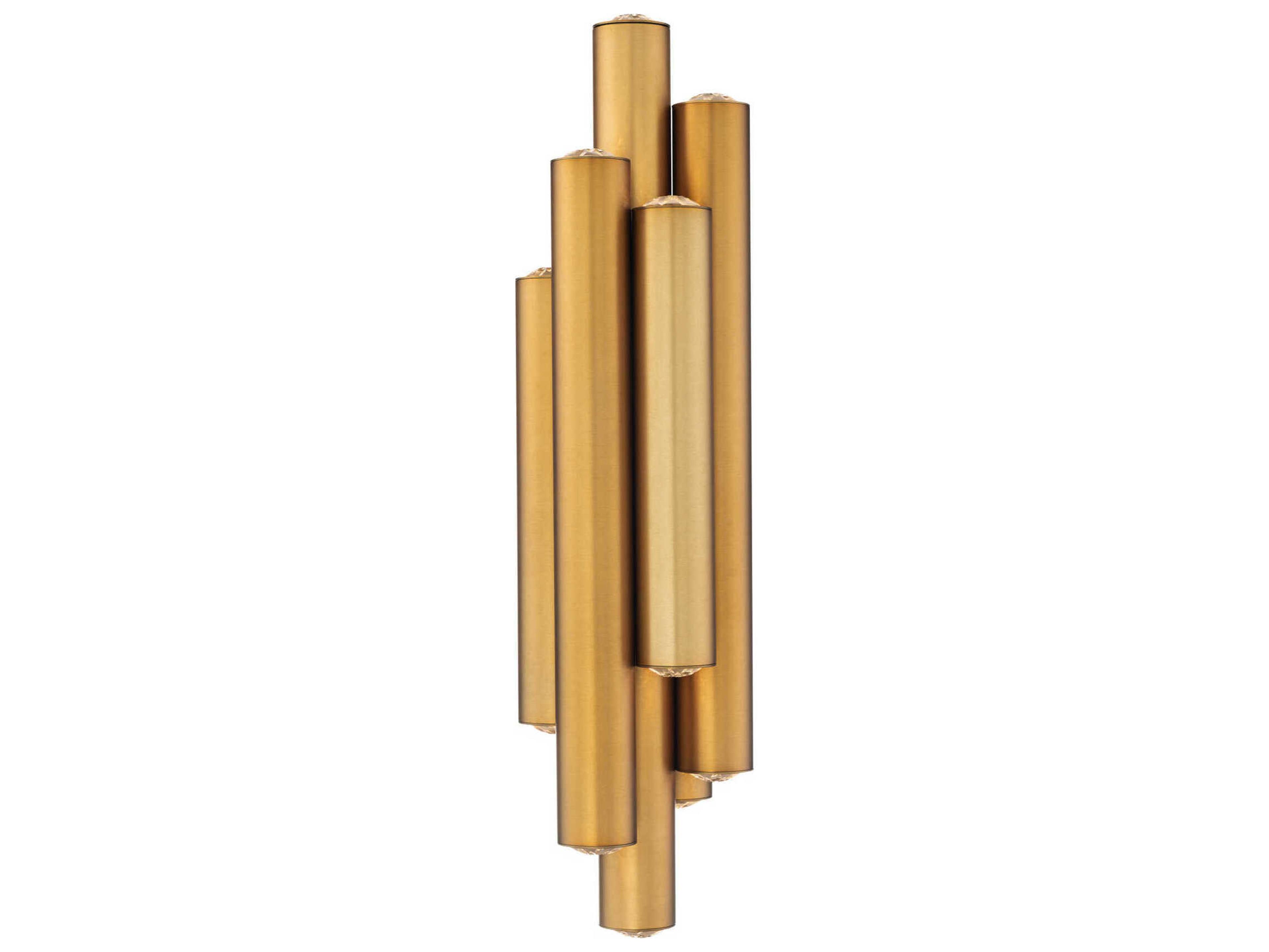 Schonbek Tamara Aged Brass Wall Sconce