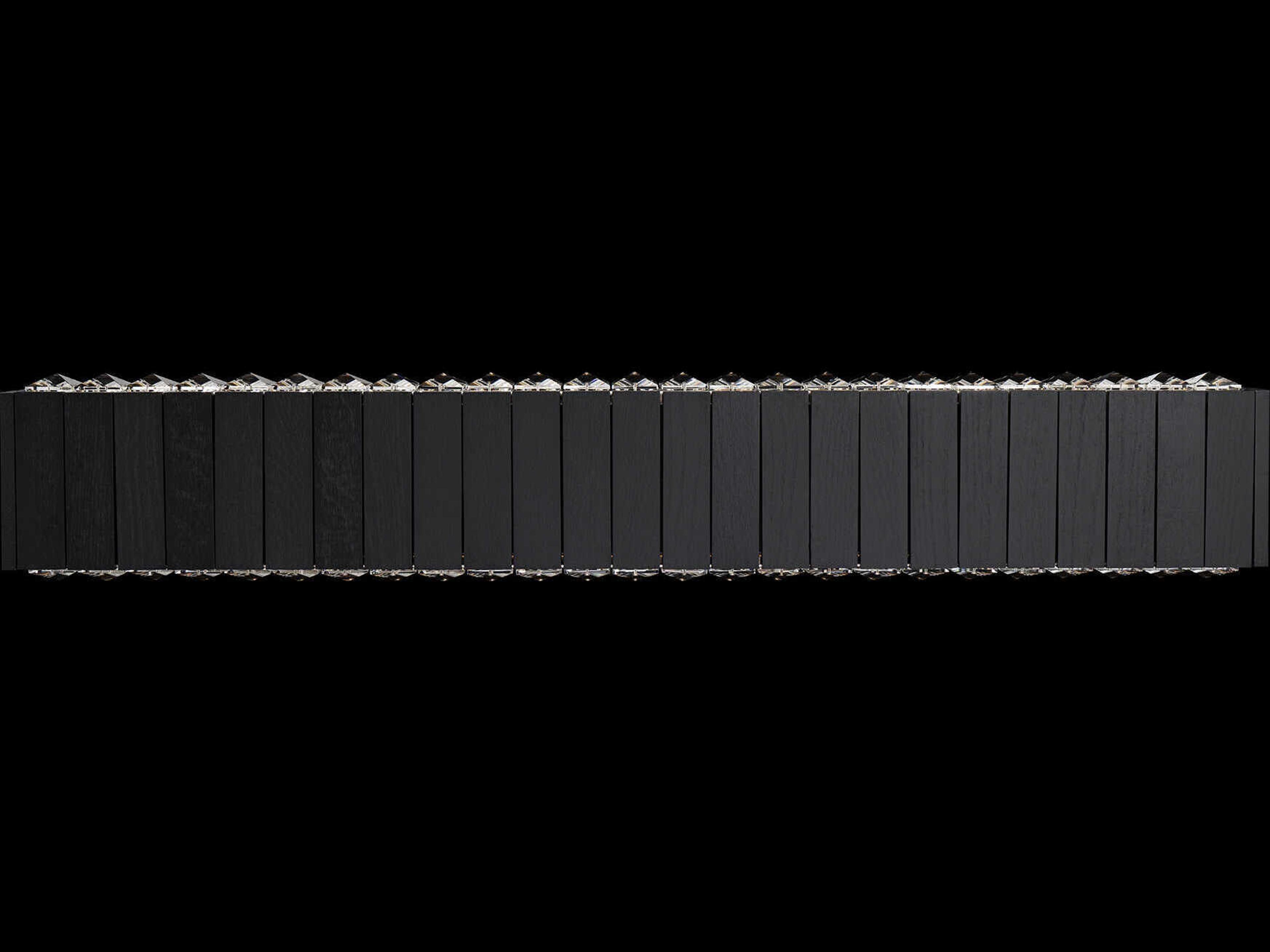 Schonbek Andean Charcoal Oak Black Vanity Light