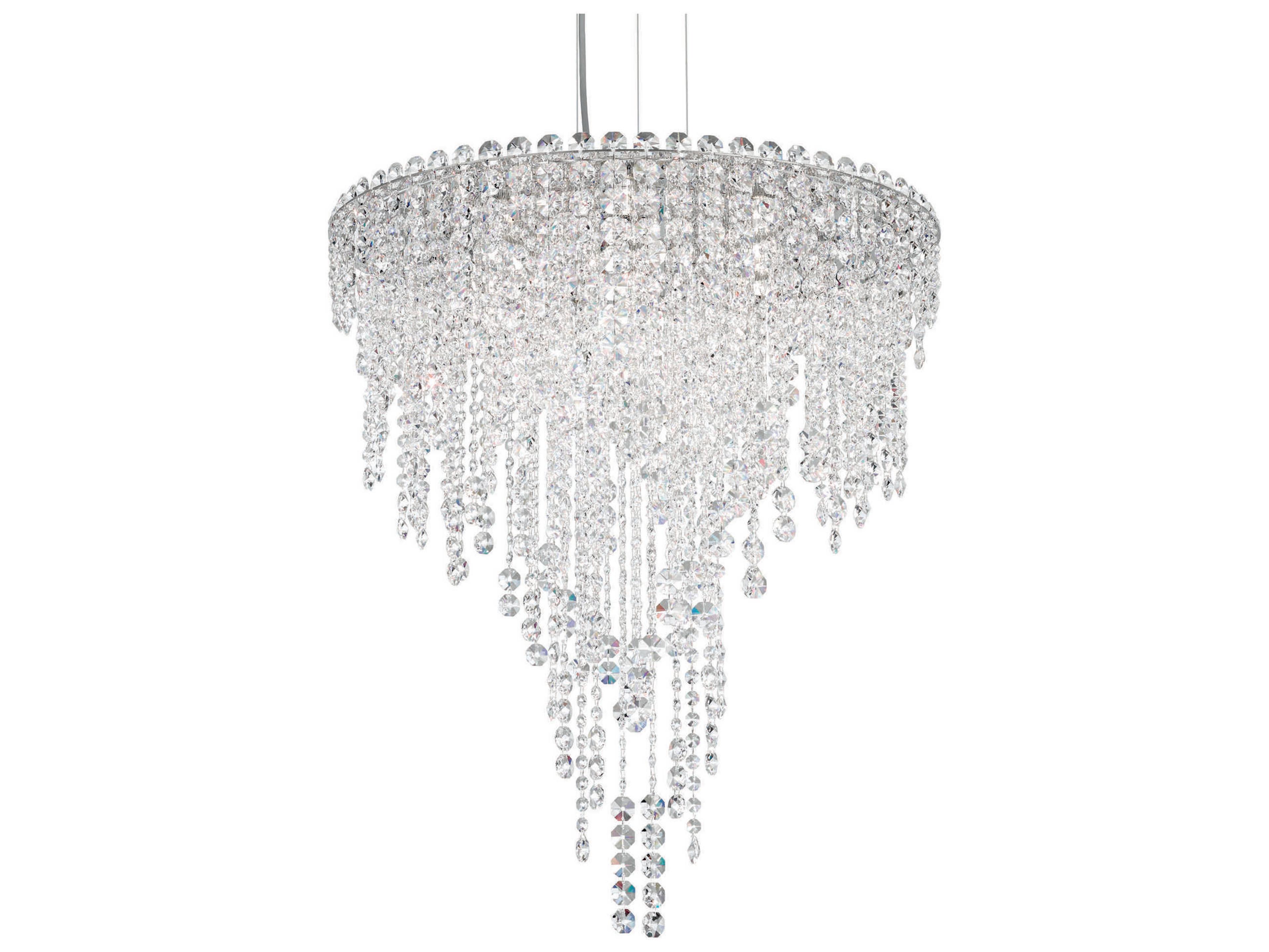 Schonbek Chantant 6-Light Stainless Steel Crystal Pendant