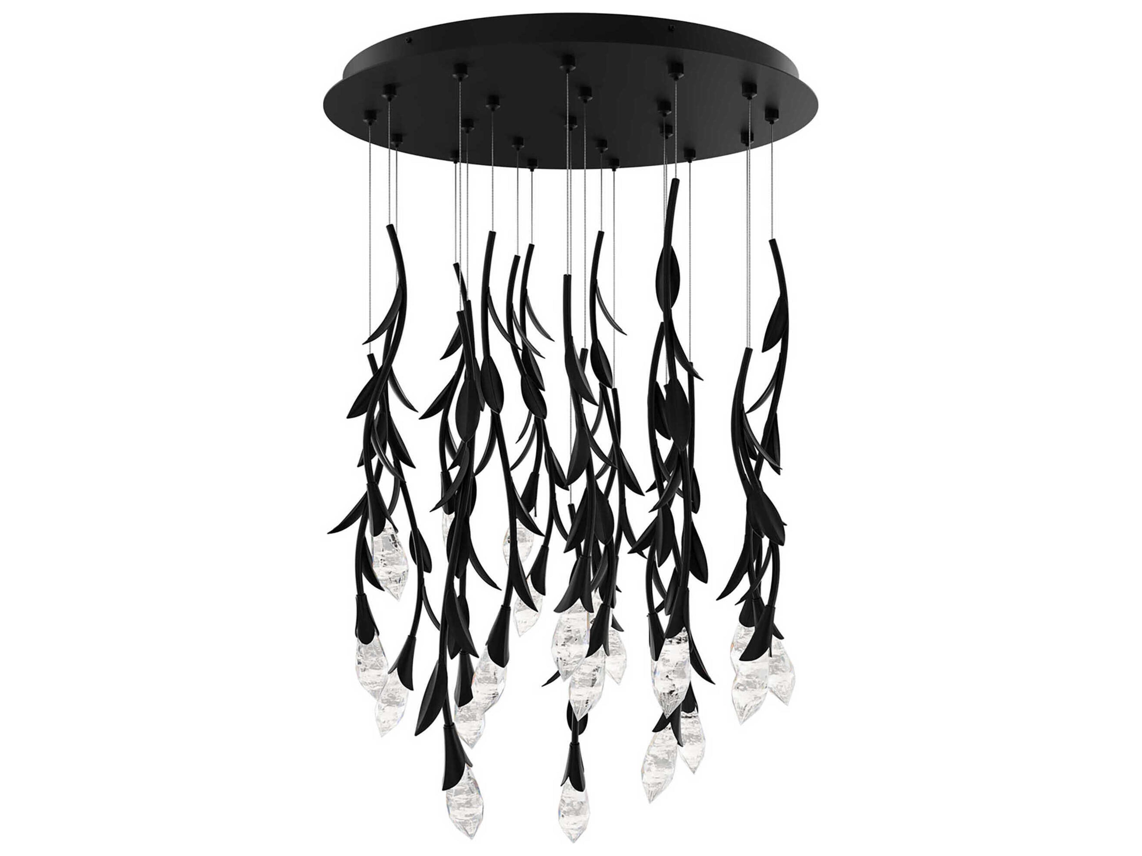 Schonbek Secret Garden 21-Light Black Pendant