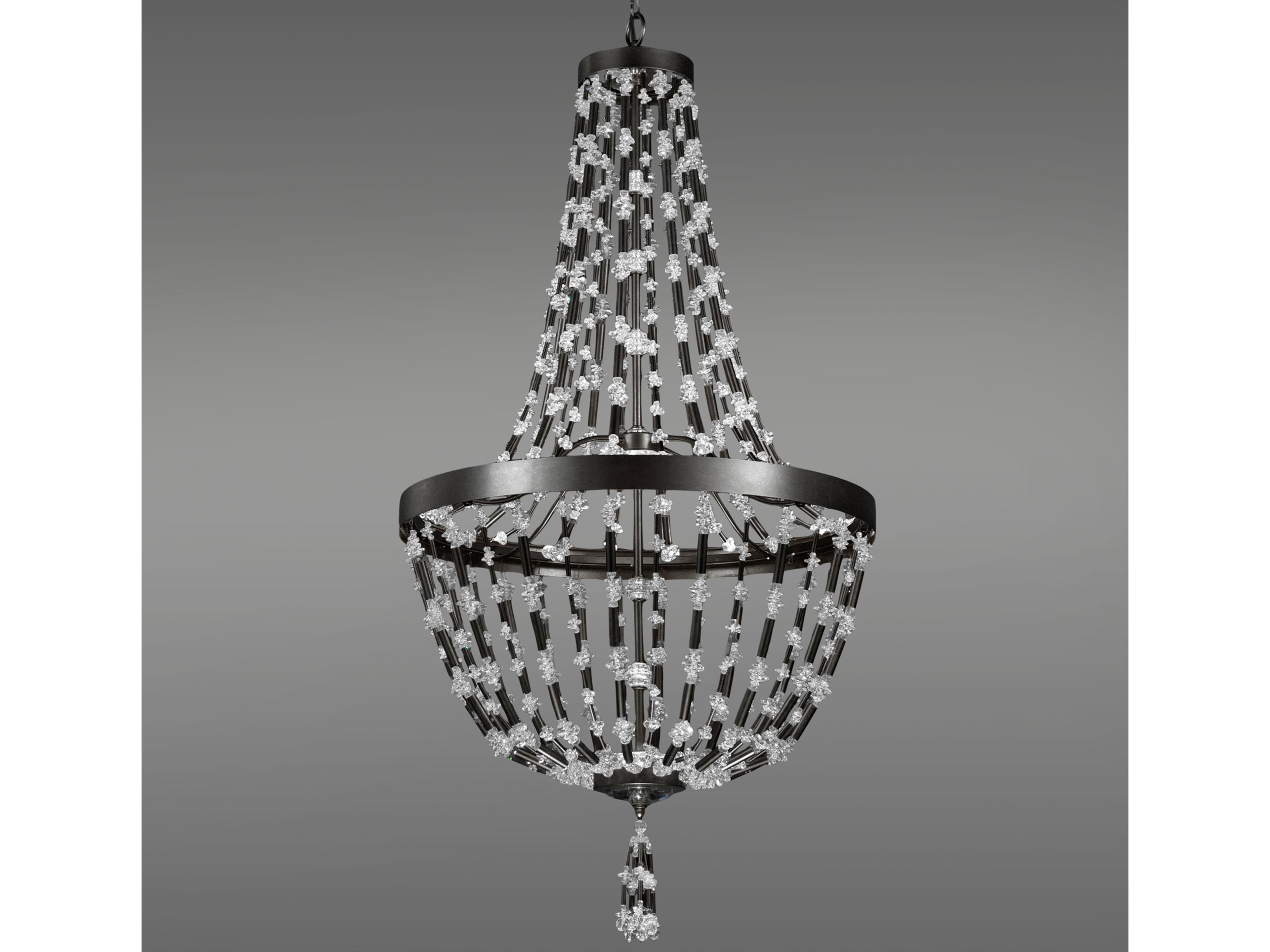 Schonbek Bali 1-Light Black Crystal LED Pendant