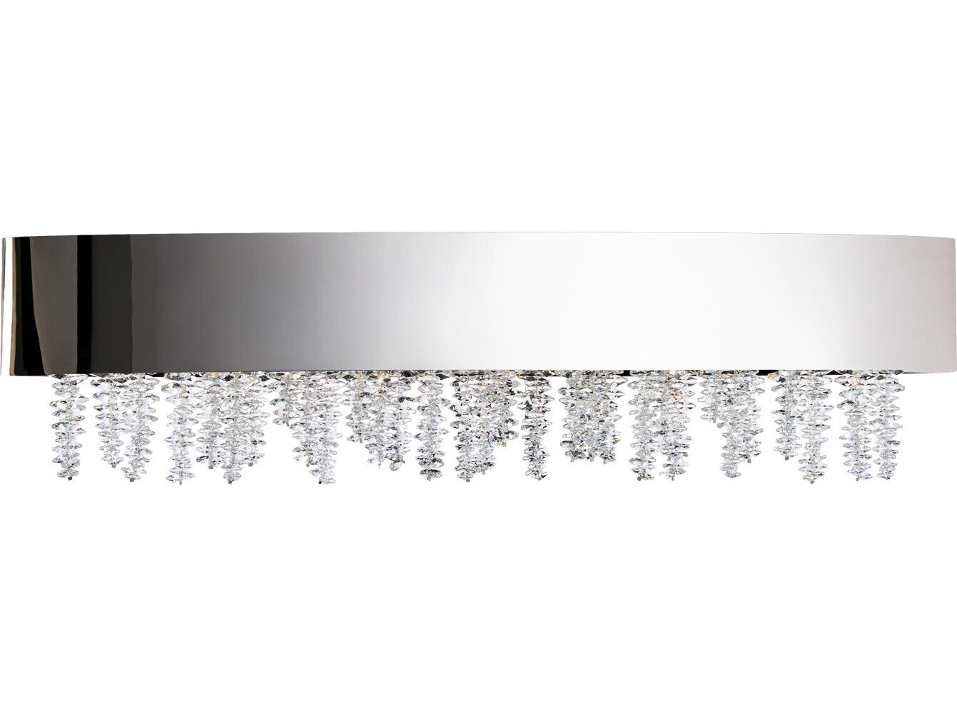 Schonbek Soleil 1-Light Polished Nickel Crystal LED Vanity Light