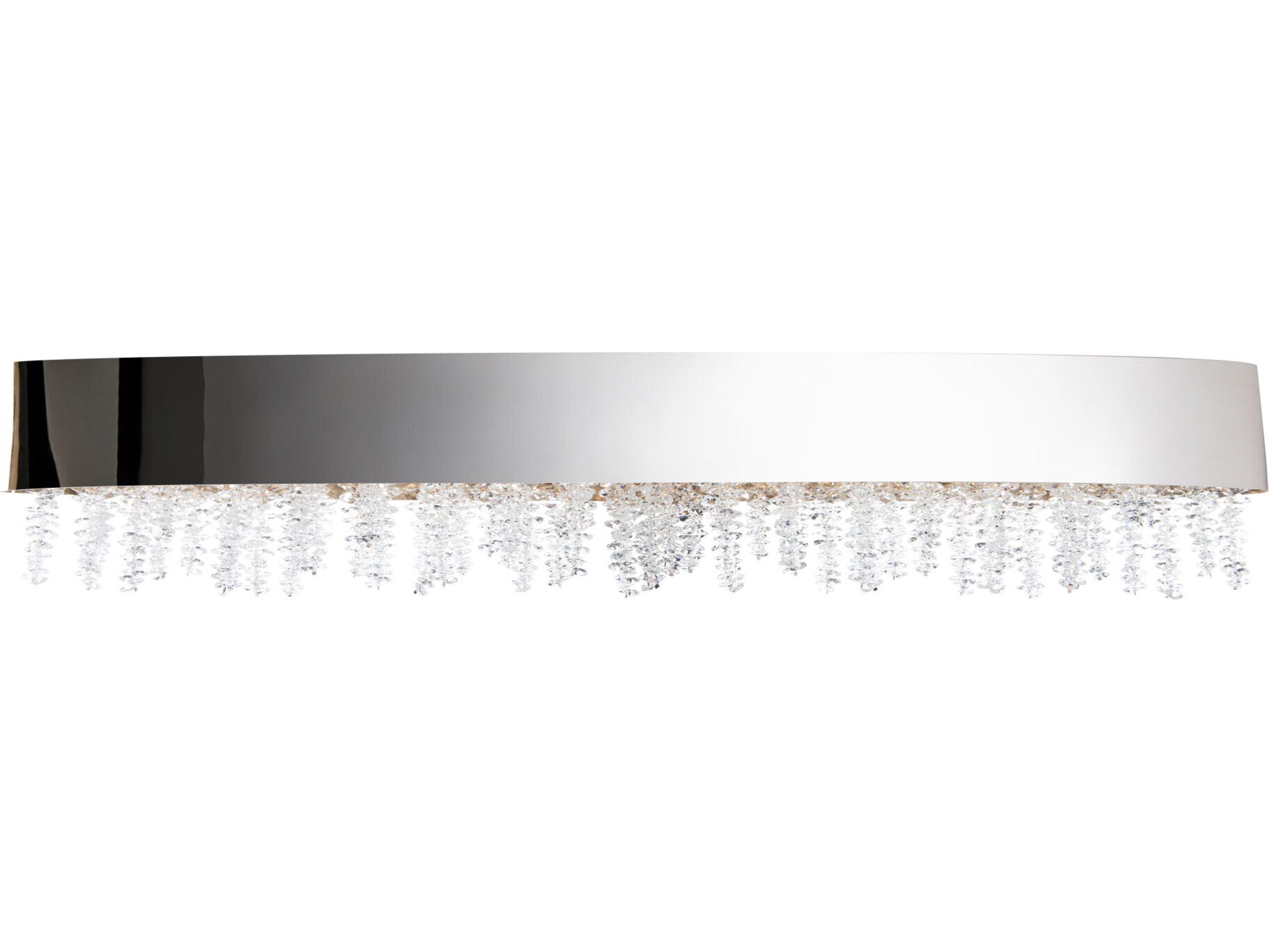Schonbek Soleil 1-Light Polished Nickel Crystal LED Vanity Light