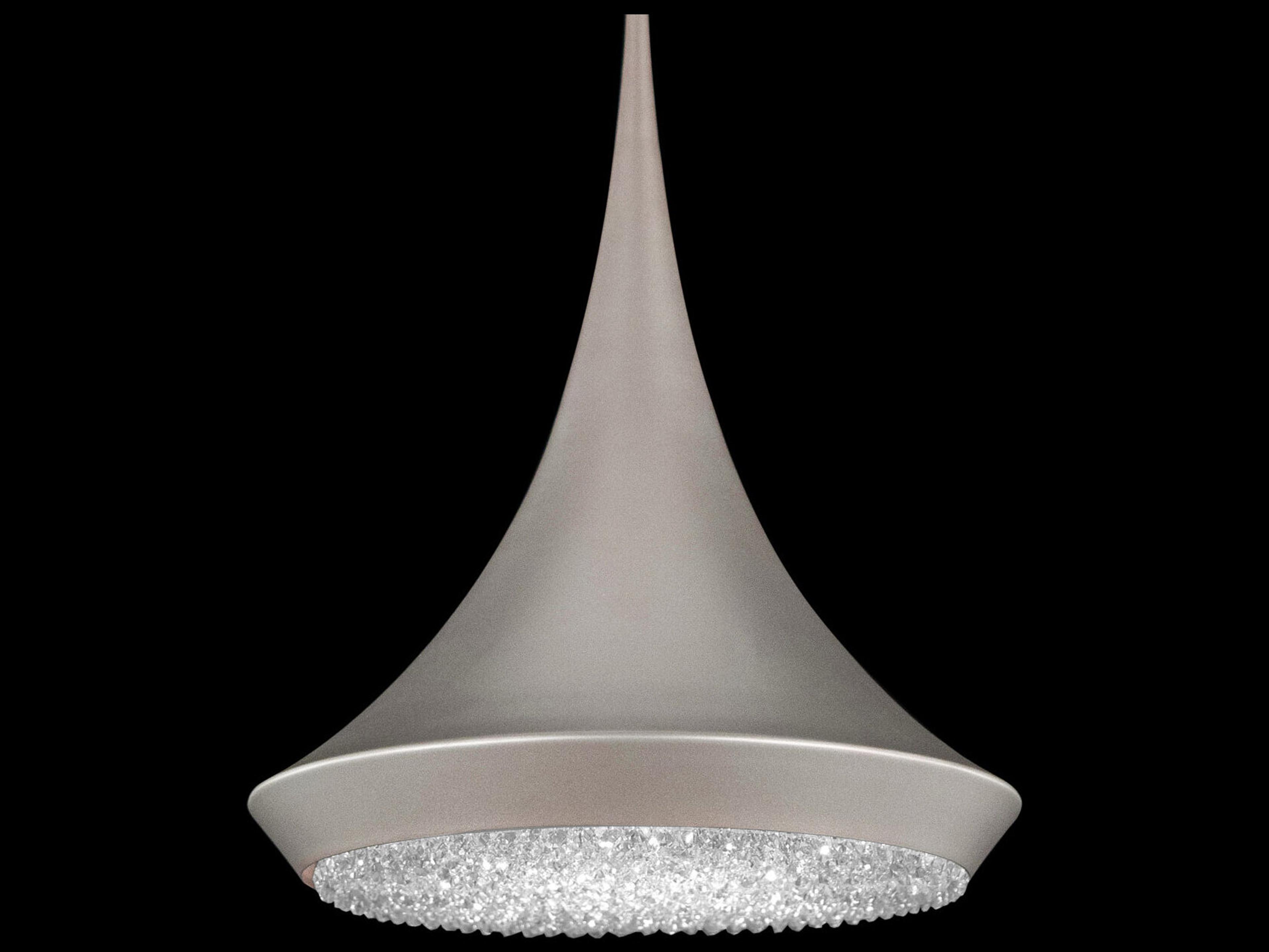 Schonbek Verita 1-Light Antique Silver Crystal LED Linear Pendant