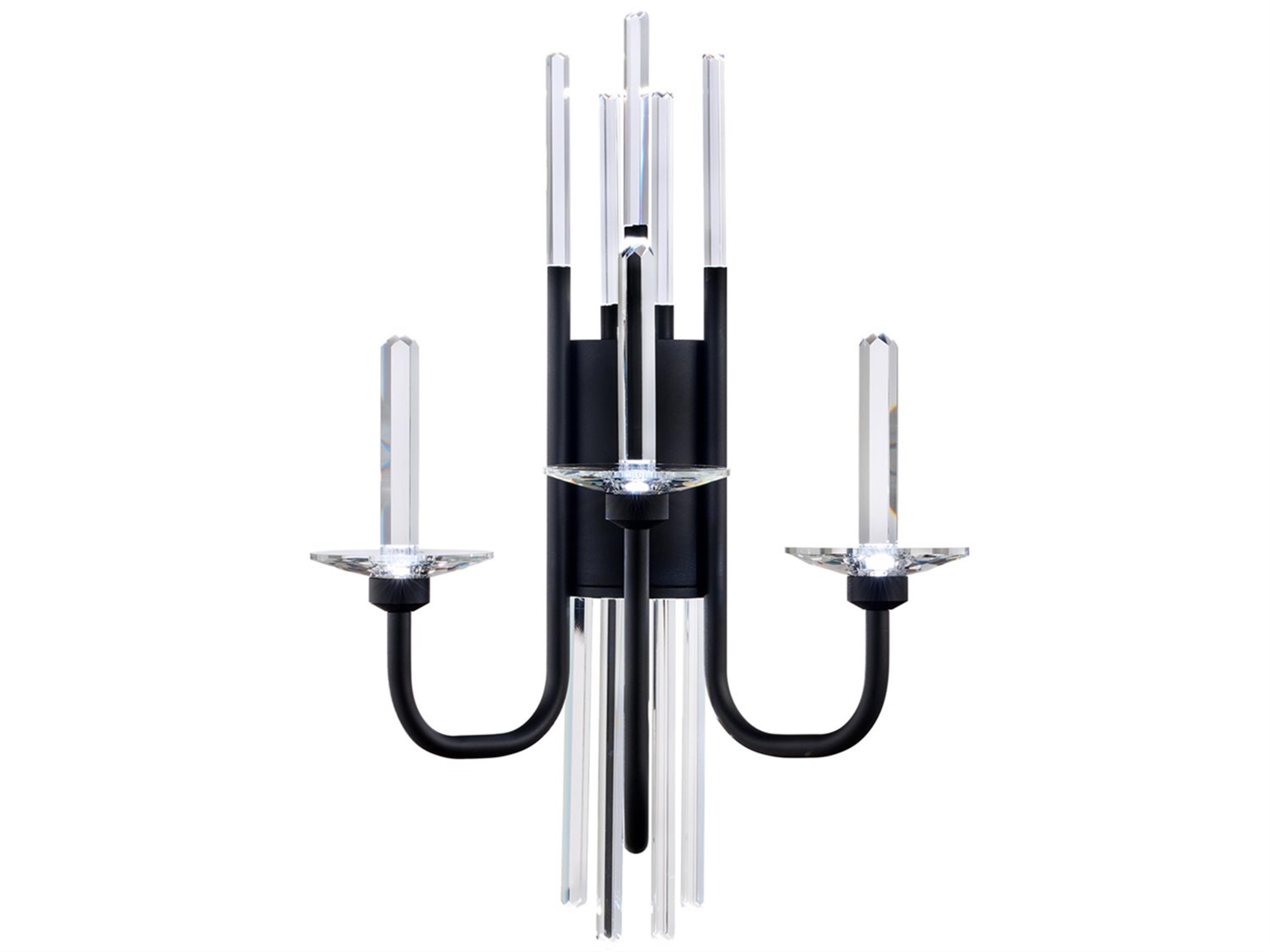 Schonbek Calliope Black Wall Sconce