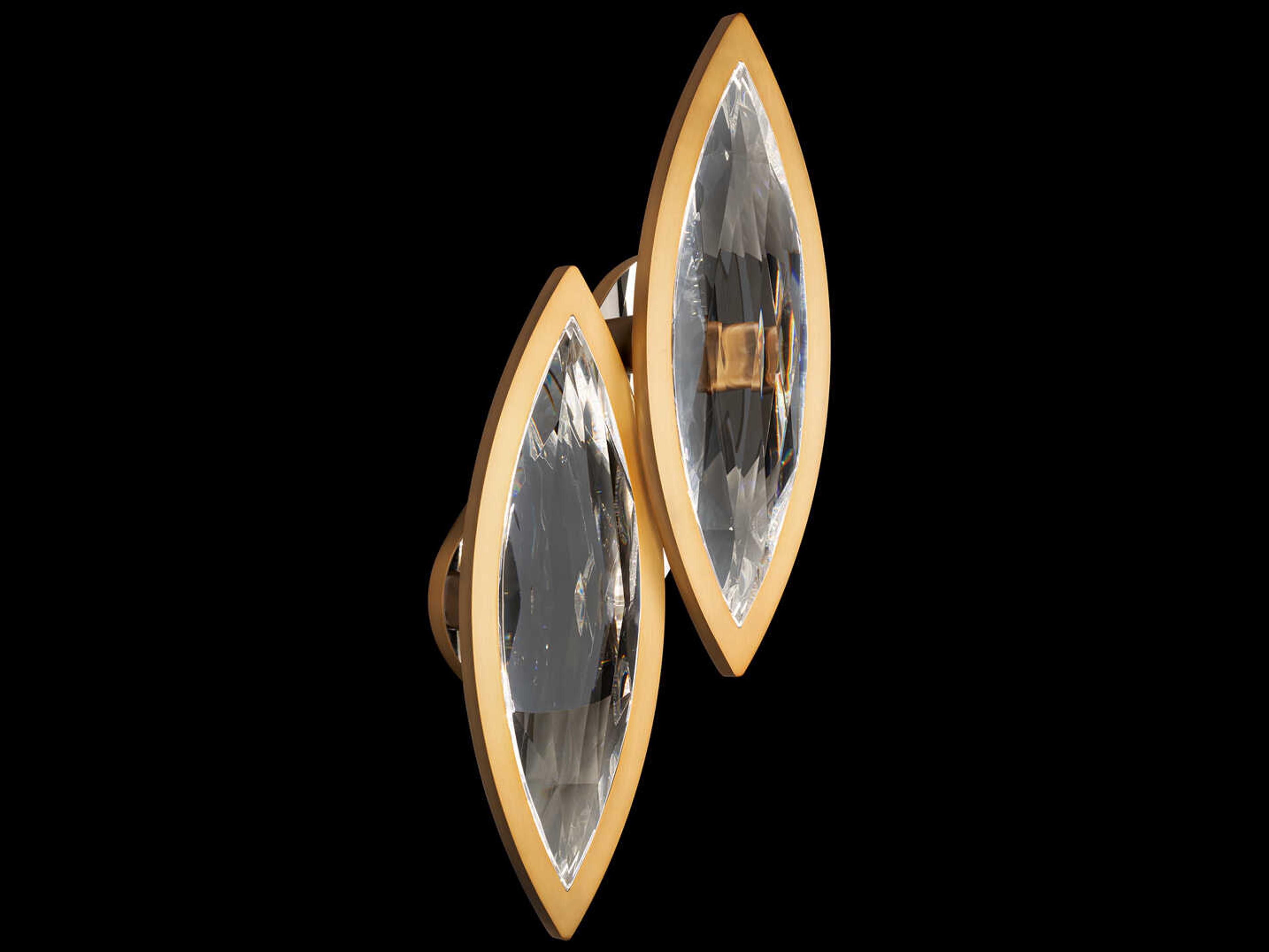 Schonbek Marchesa 2-Light Aged Brass Vanity Light