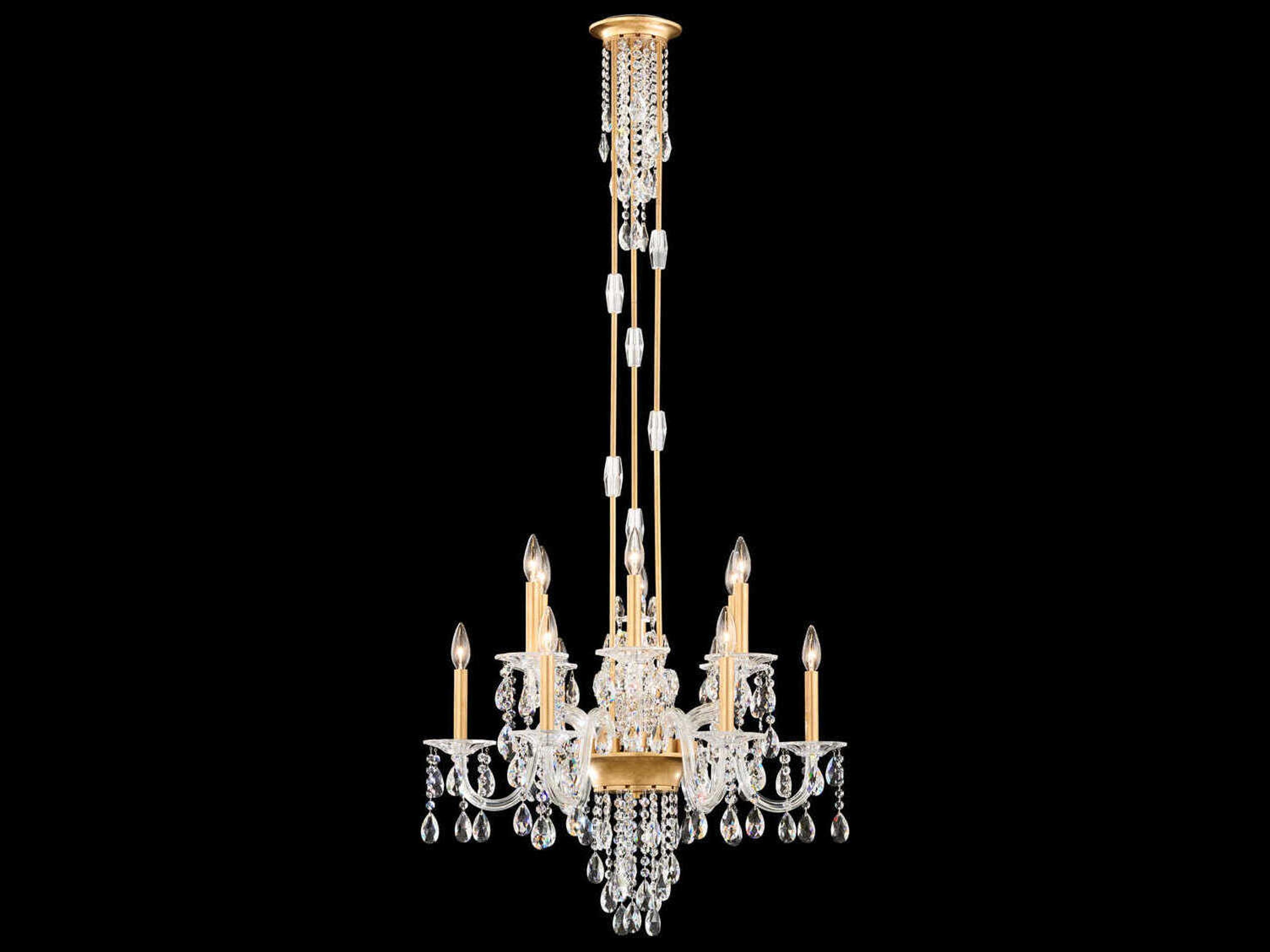 Schonbek Rainier 12-Light Traditional Candelabra Chandelier