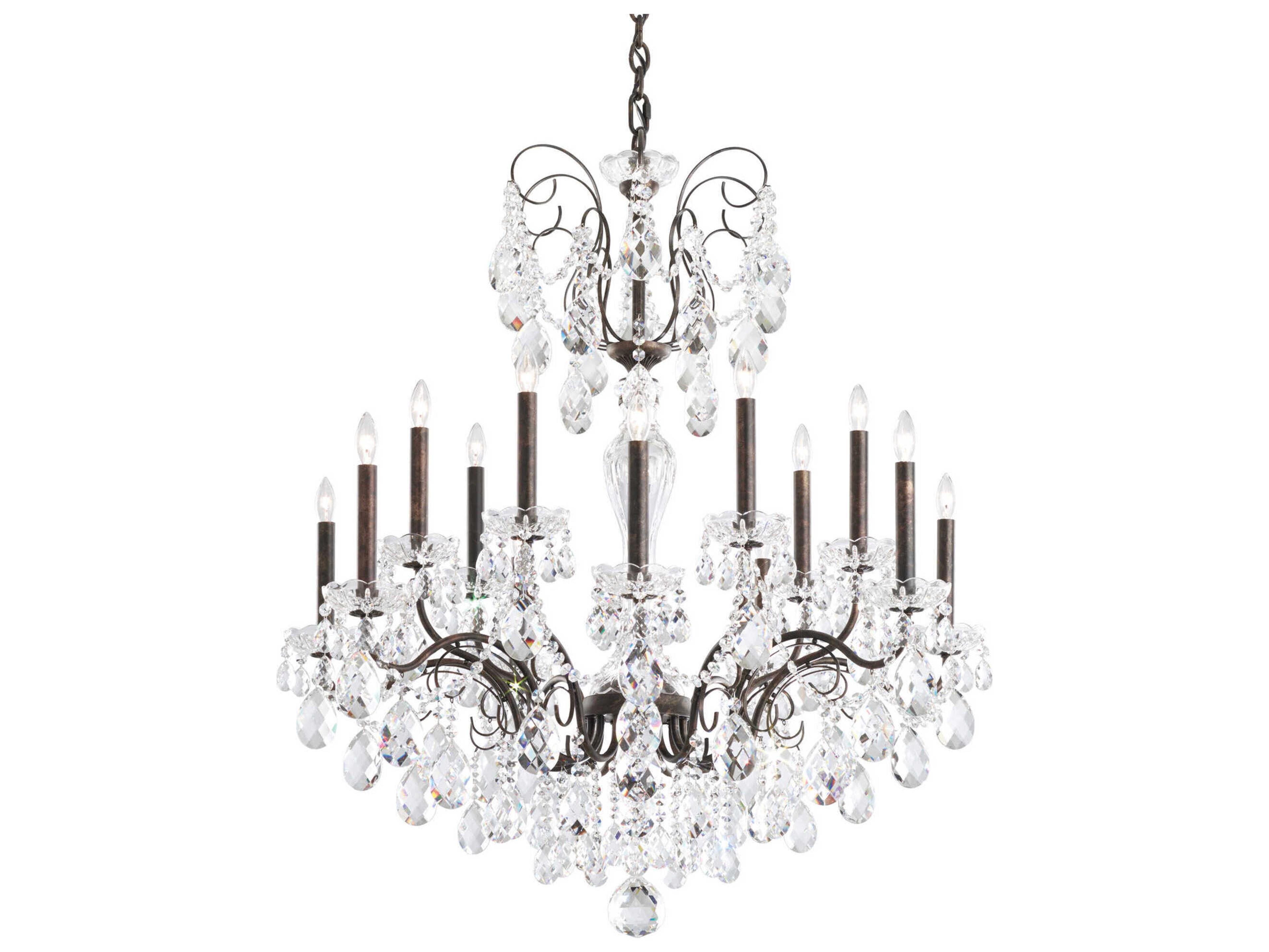 Schonbek Sonatina 14-Light Candelabra Chandelier