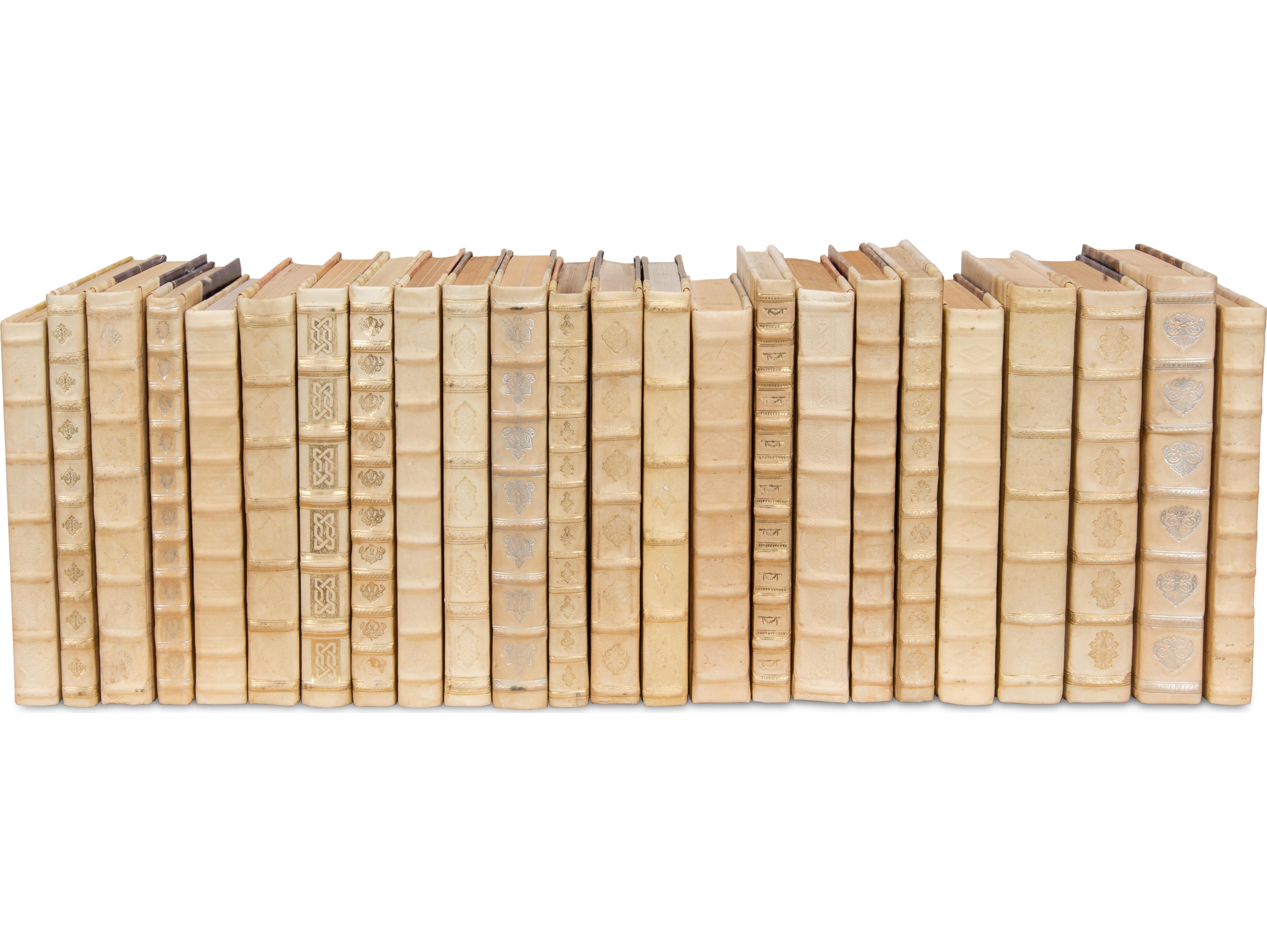 White Leather & Paper Books