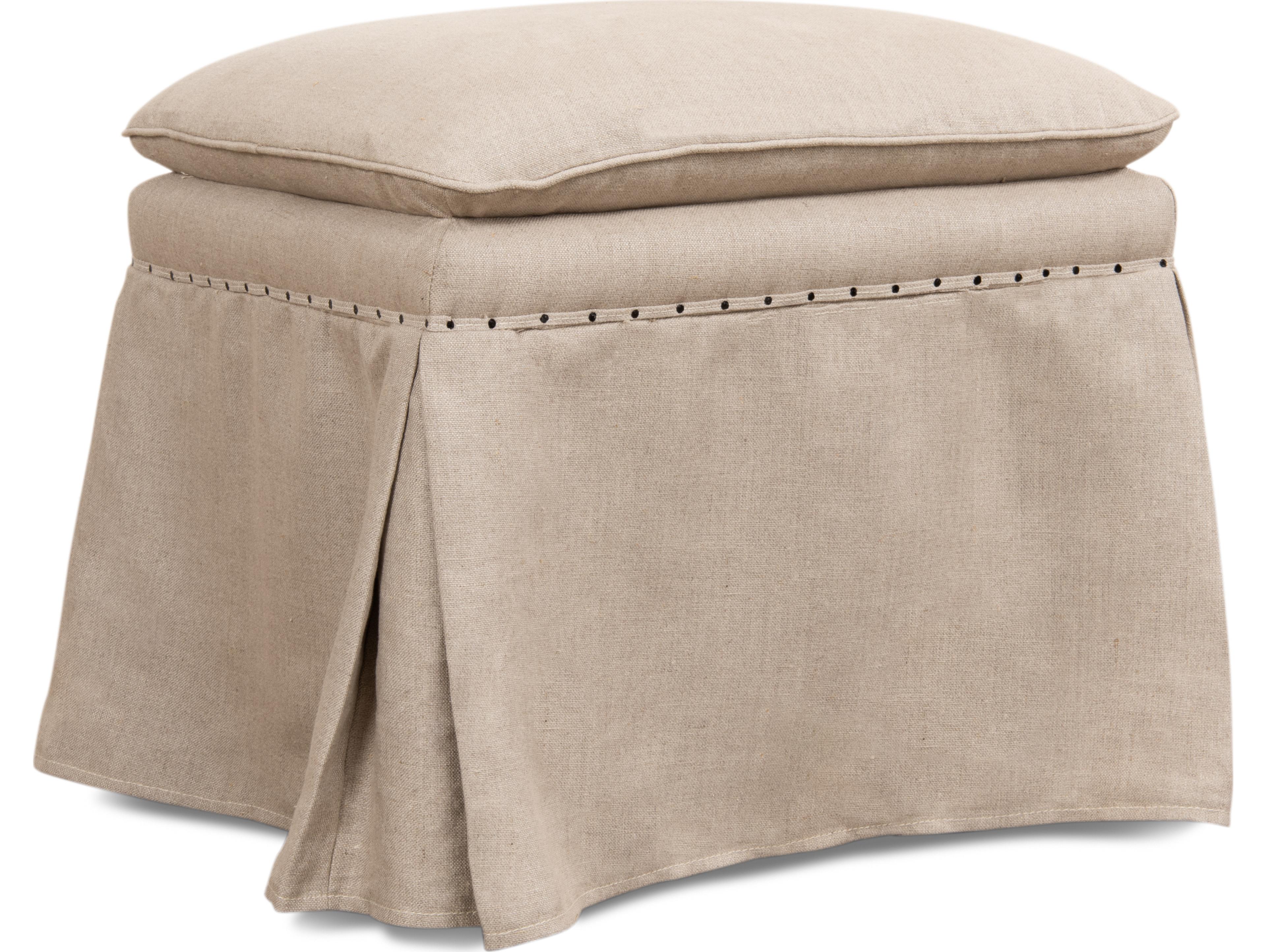 Sarreid Ltd Draped Ottoman