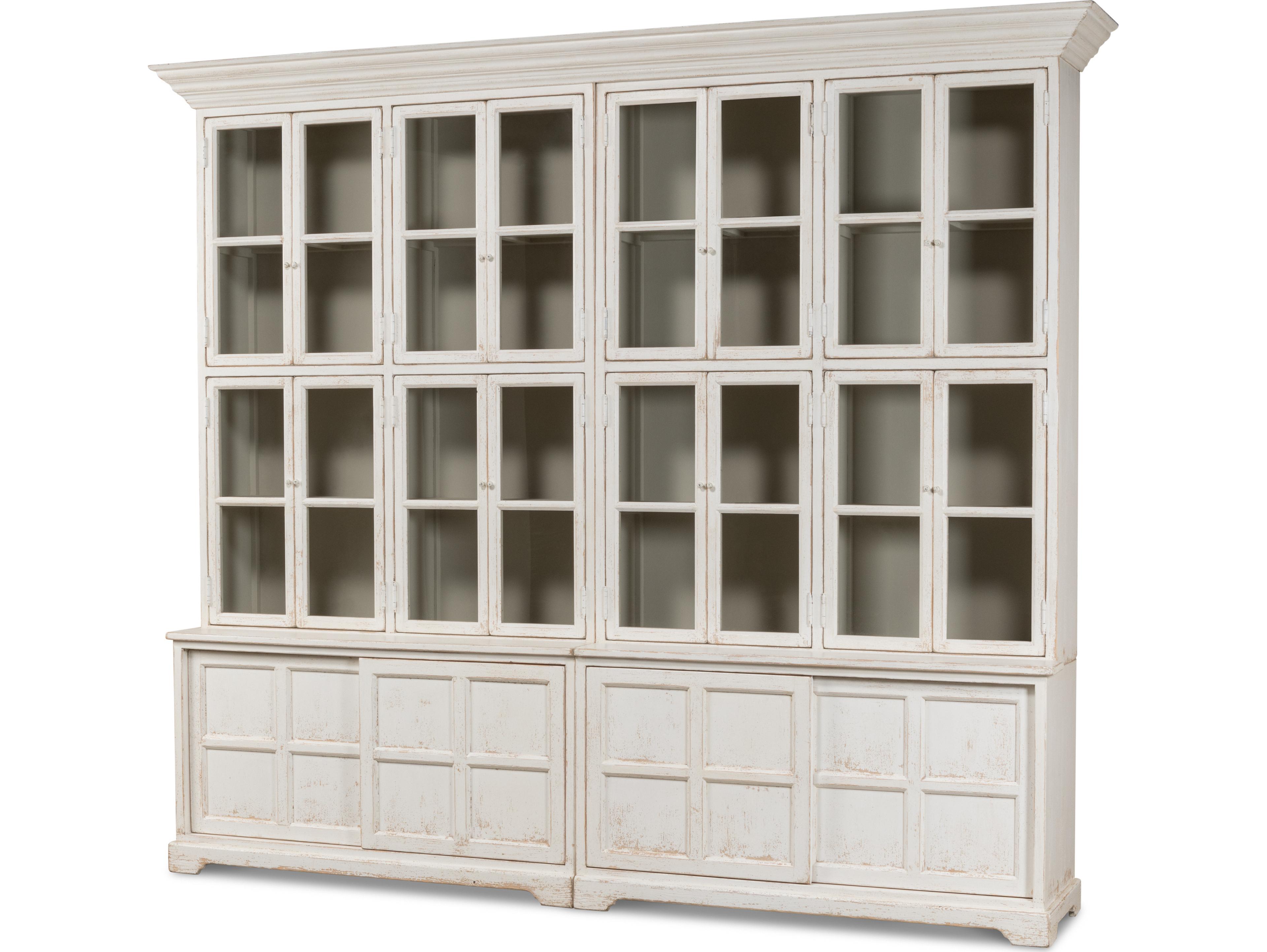 Sarreid Ltd Glass Front Bookcase