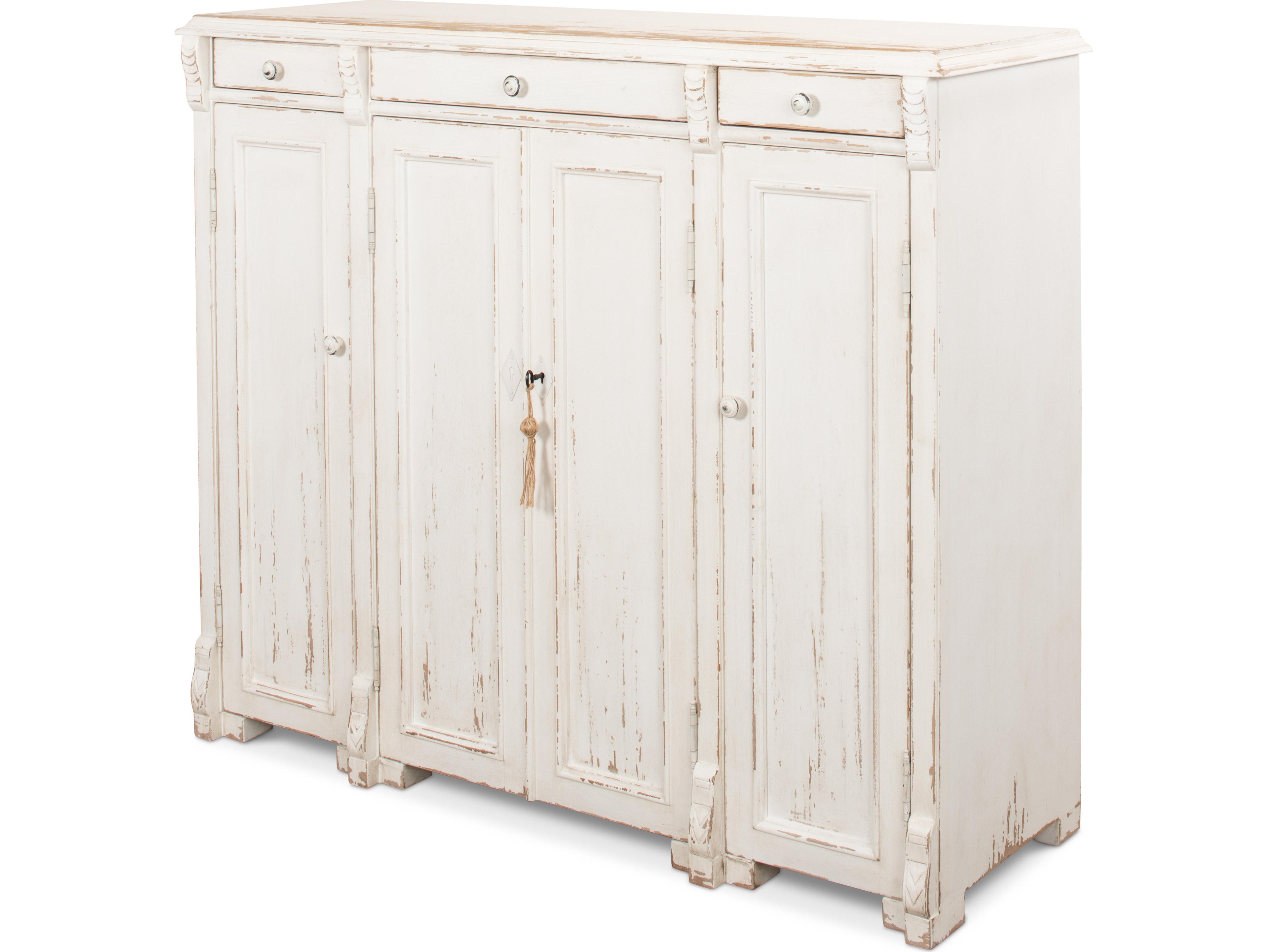 Sarreid Ltd White Swan Tall Sideboard