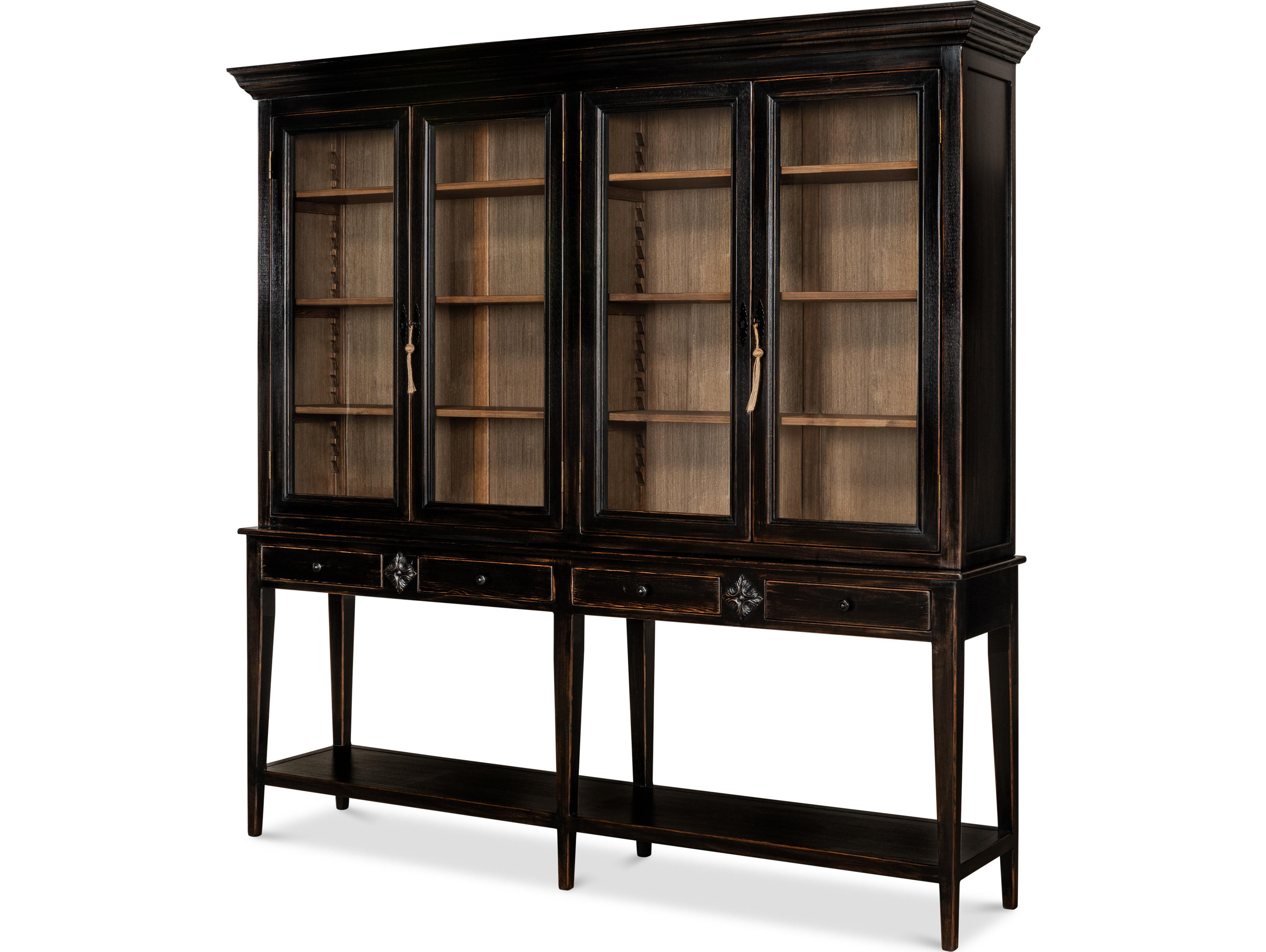 Sarreid Ltd Beacon Hill Display Case Ebony
