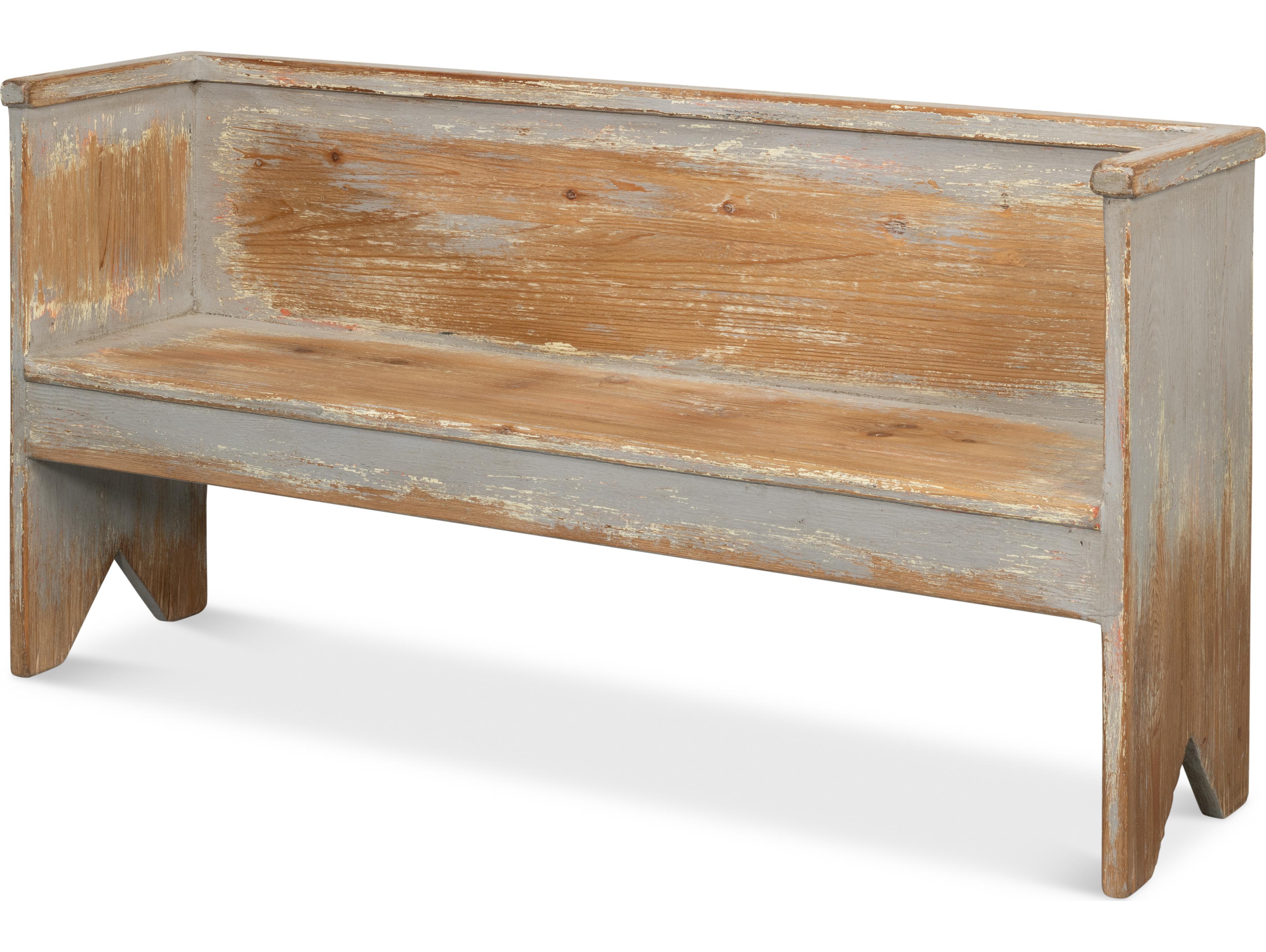 Sarreid Ltd Beach House Bench Grey