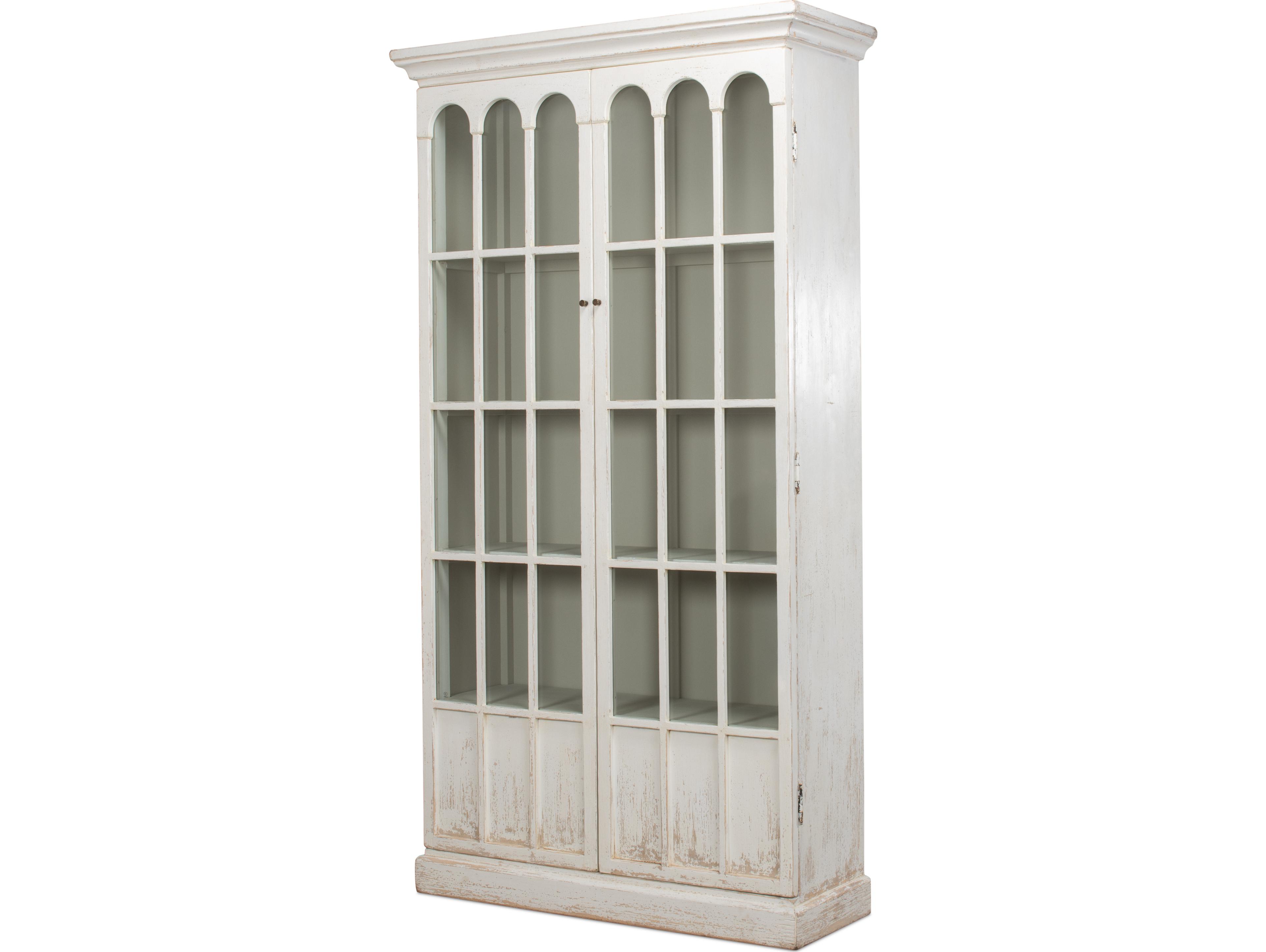 Sarreid Ltd Edgar Allan Glass Bookcase