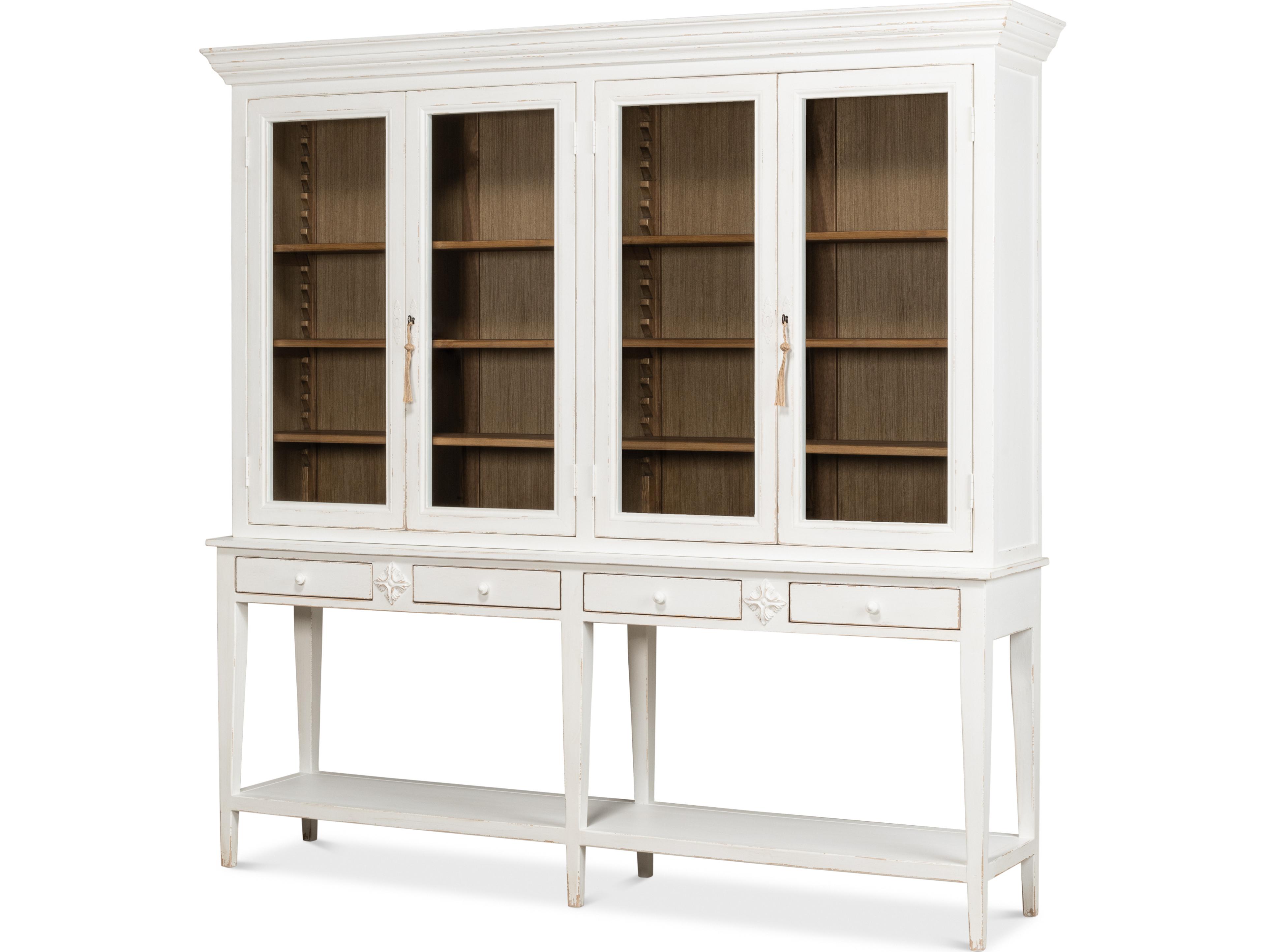 Sarreid Ltd Beacon Hill Display Case White