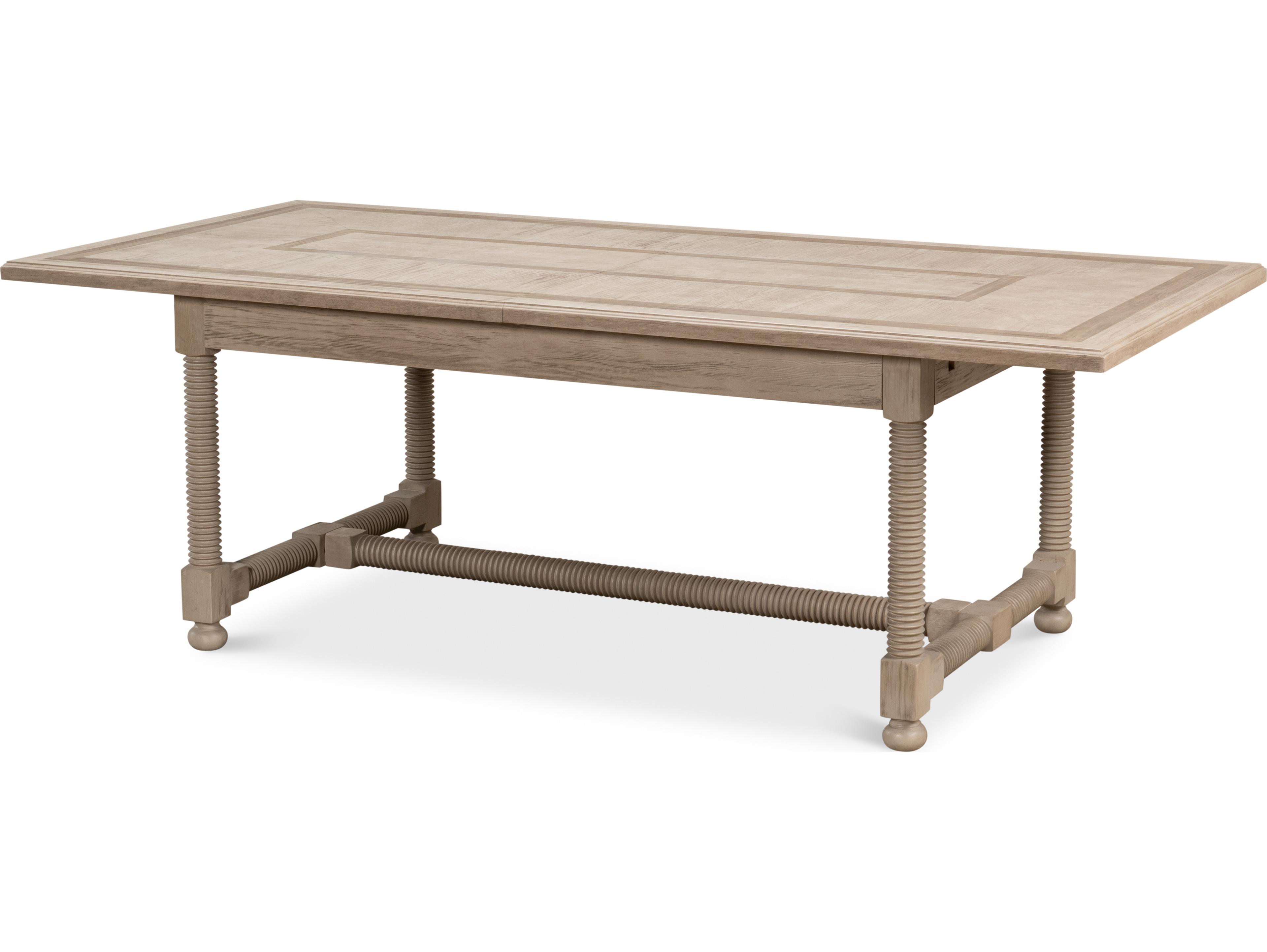 Sarreid Ltd Jurow Equestrian Dining Table Barn Grey