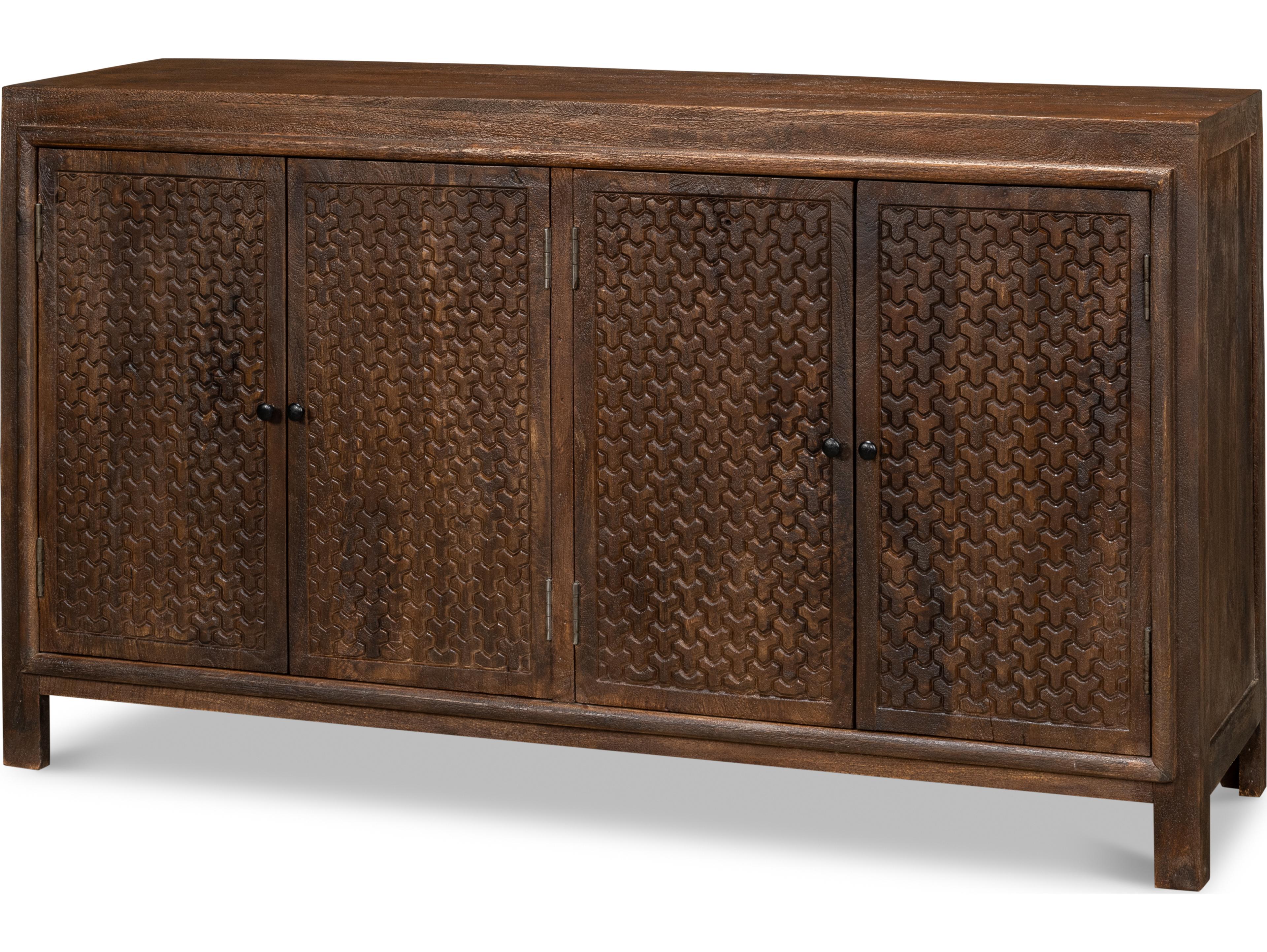 Sarreid Ltd Battle Chainmail 4 Door Sideboard