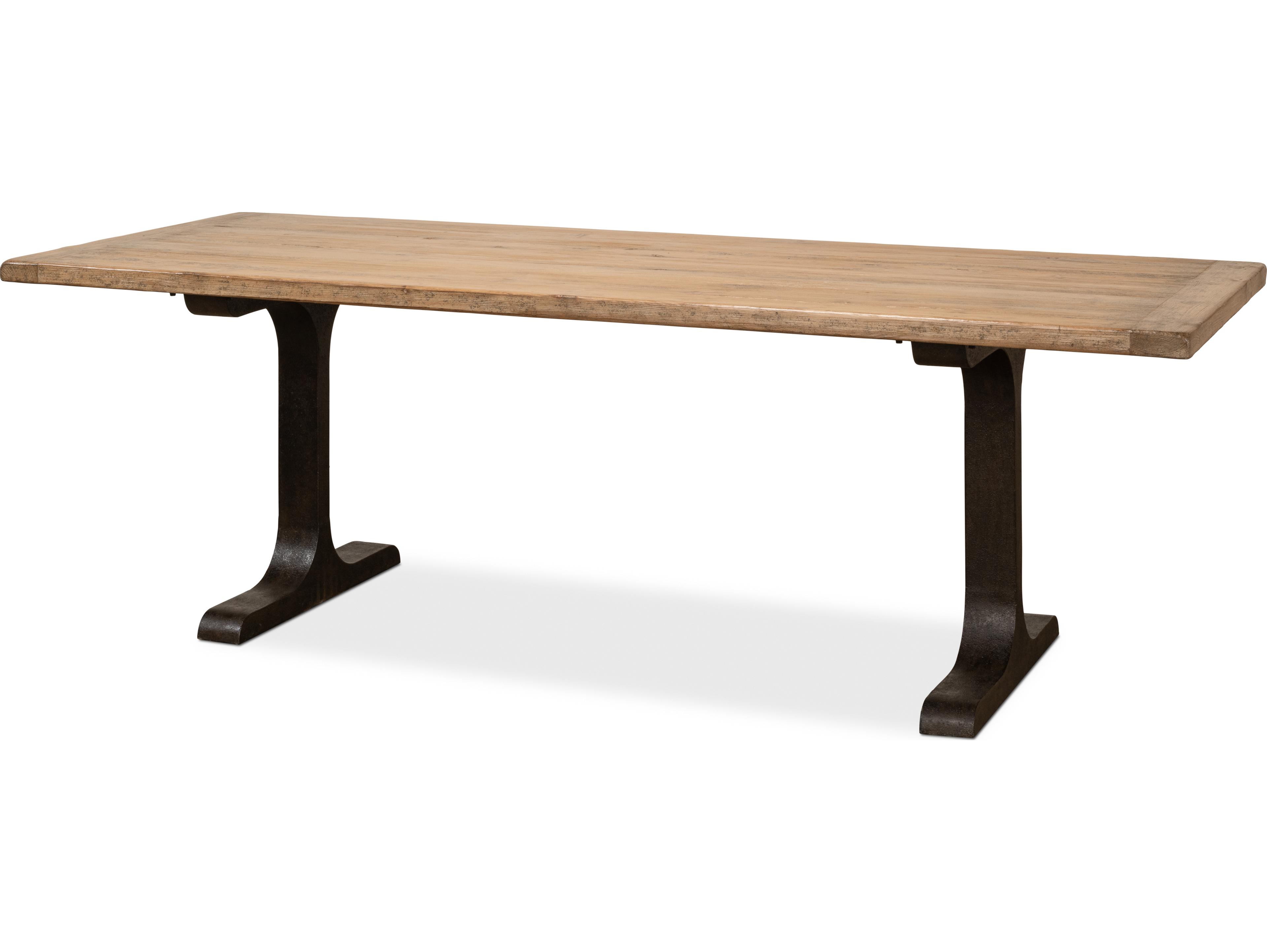 Sarreid Ltd Decan Dining Table with Iron Base