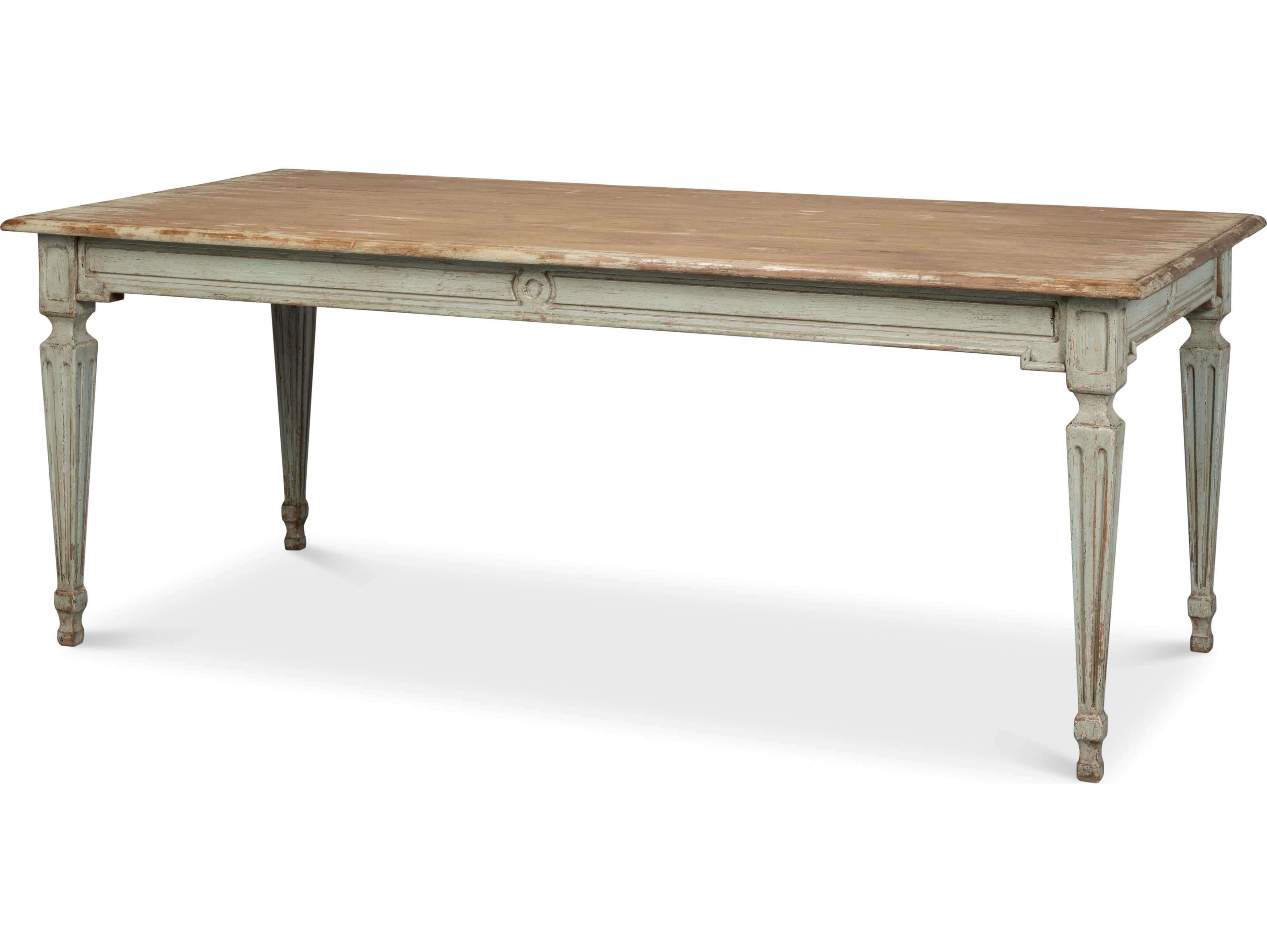 Sarreid Ltd Elise Dining Table Sage
